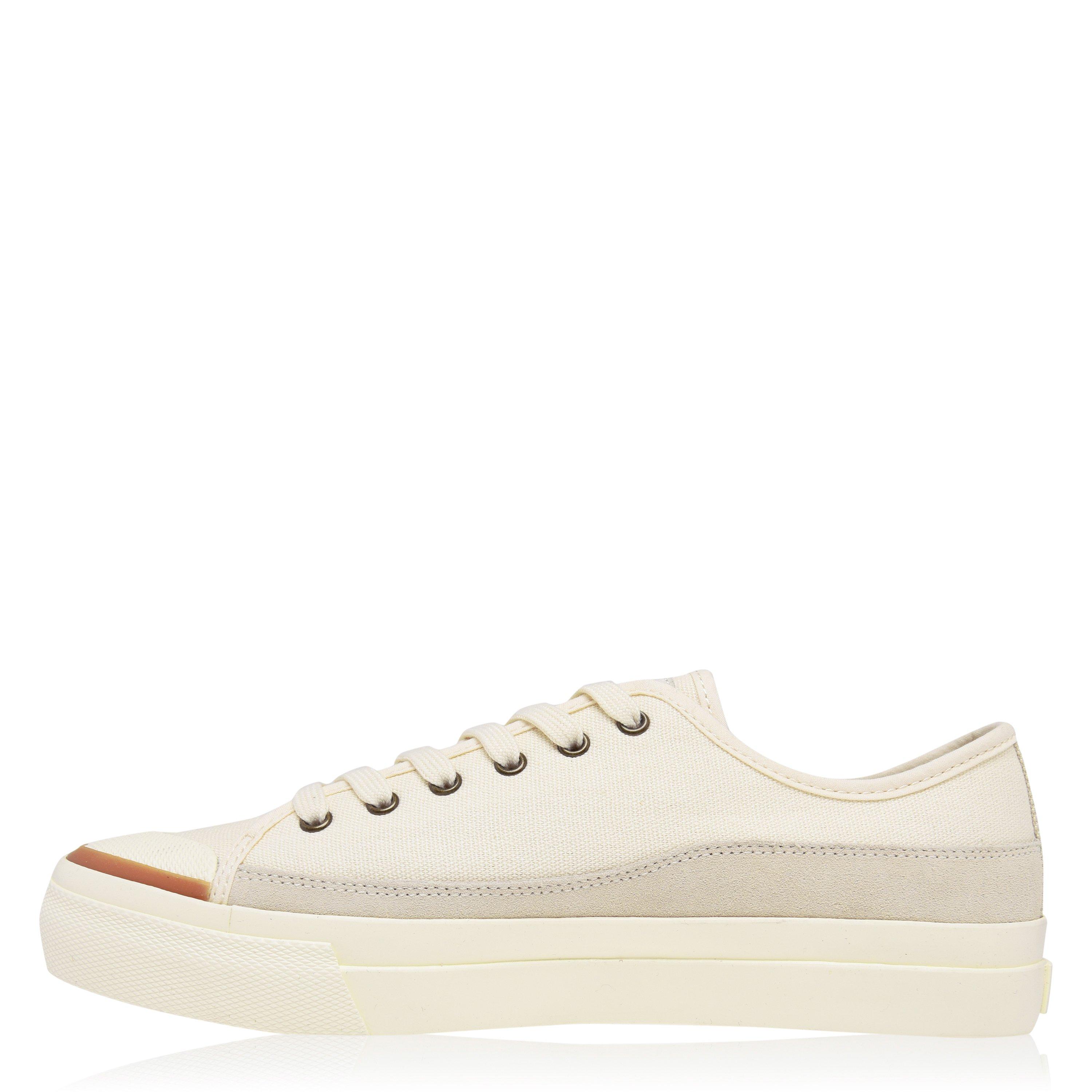 Ecru 21 - Levis - Square Canvas Low Trainers Mens - 3