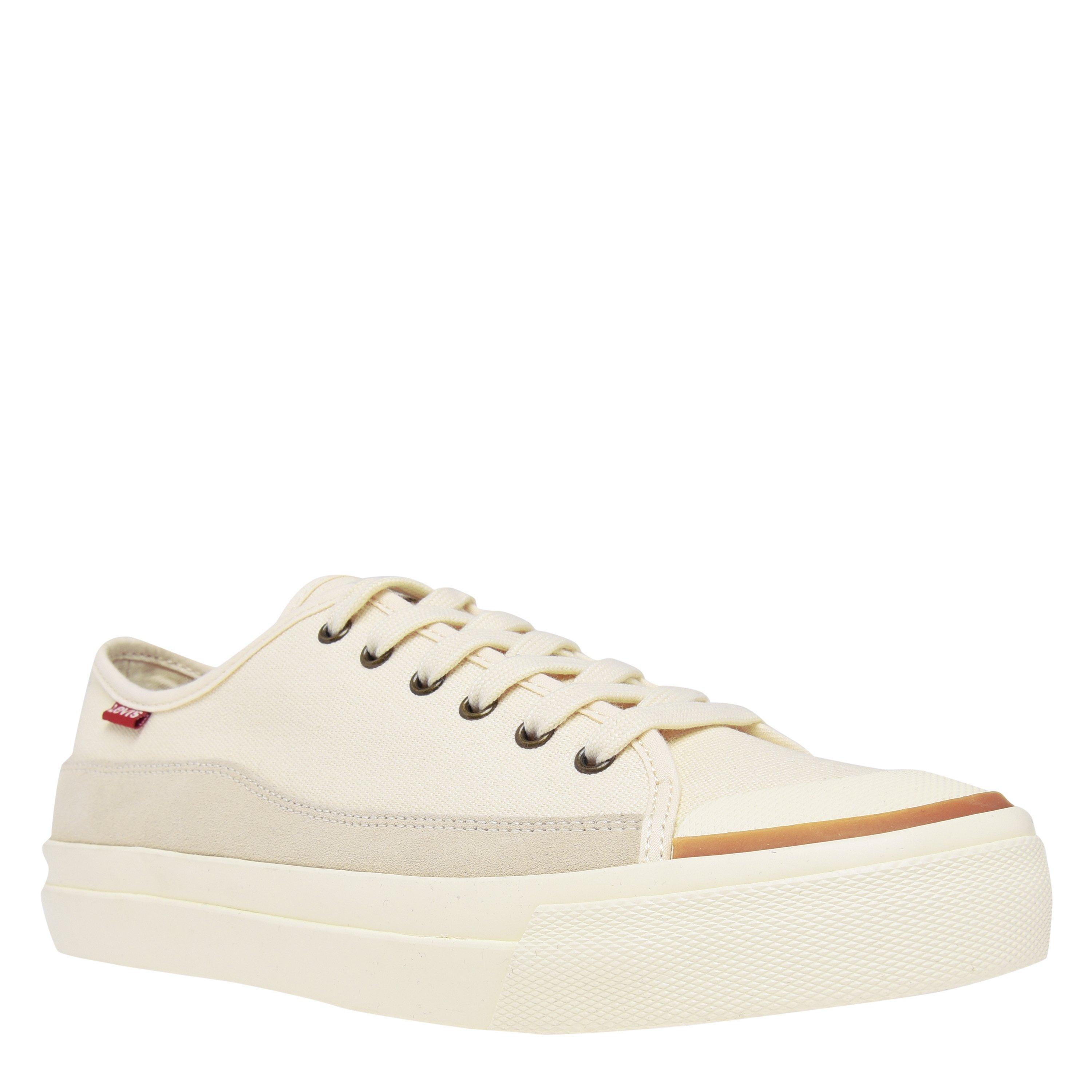 Ecru 21 - Levis - Square Canvas Low Trainers Mens - 4