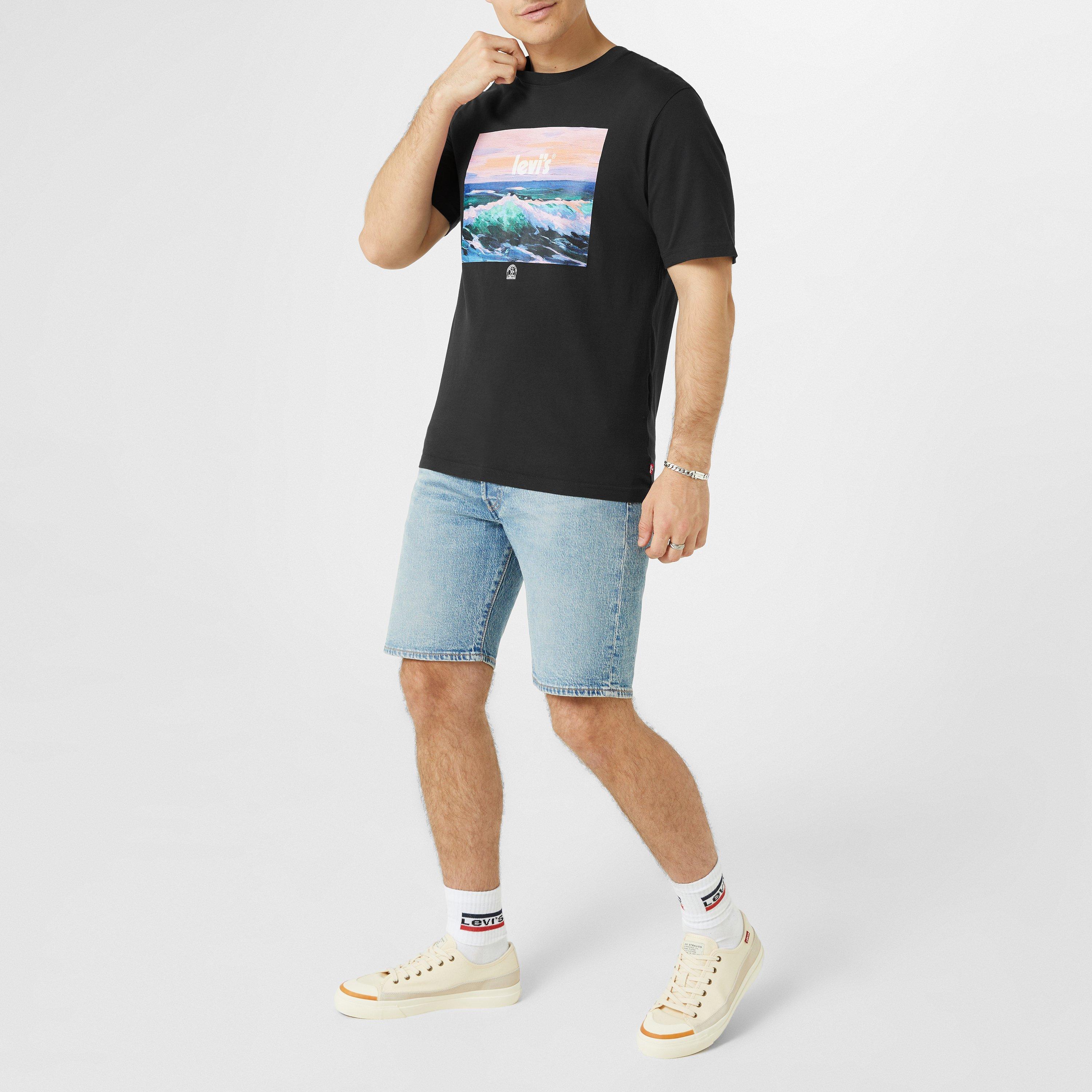 Ecru 21 - Levis - Square Canvas Low Trainers Mens - 6