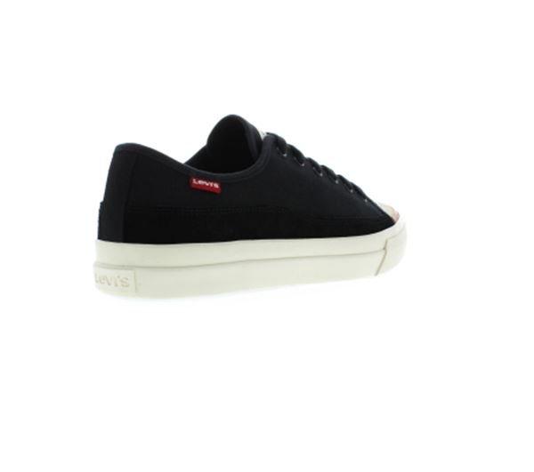 Black levi's canvas shoes online