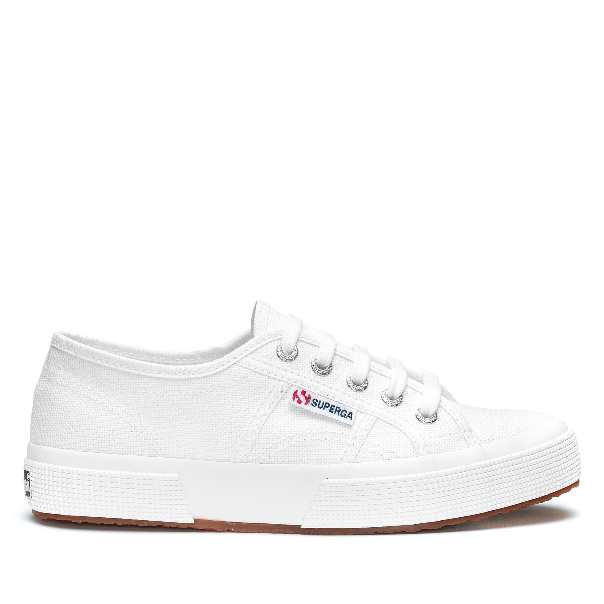 White - Superga - Unisex Adults Low Profile Canvas Trainers - 1