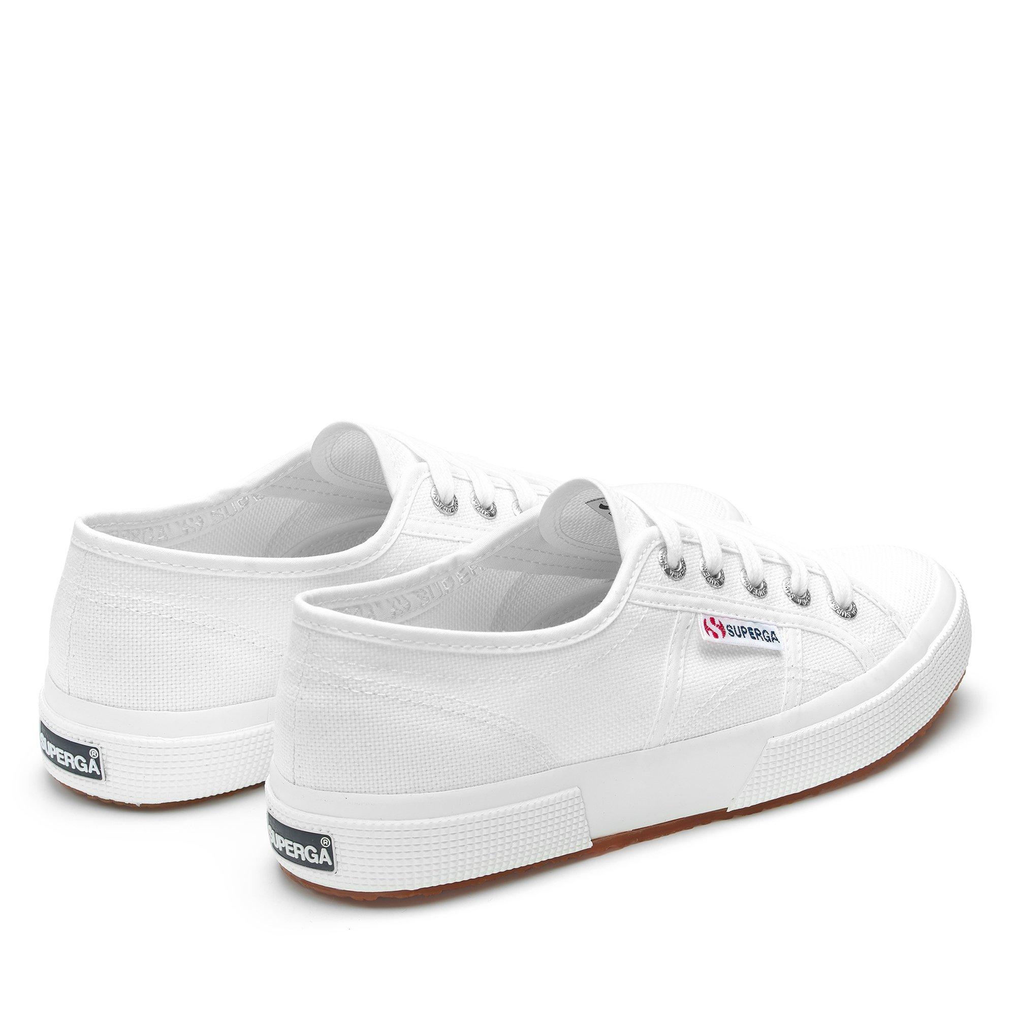 White - Superga - Adults Canvas Low Trainers - 3