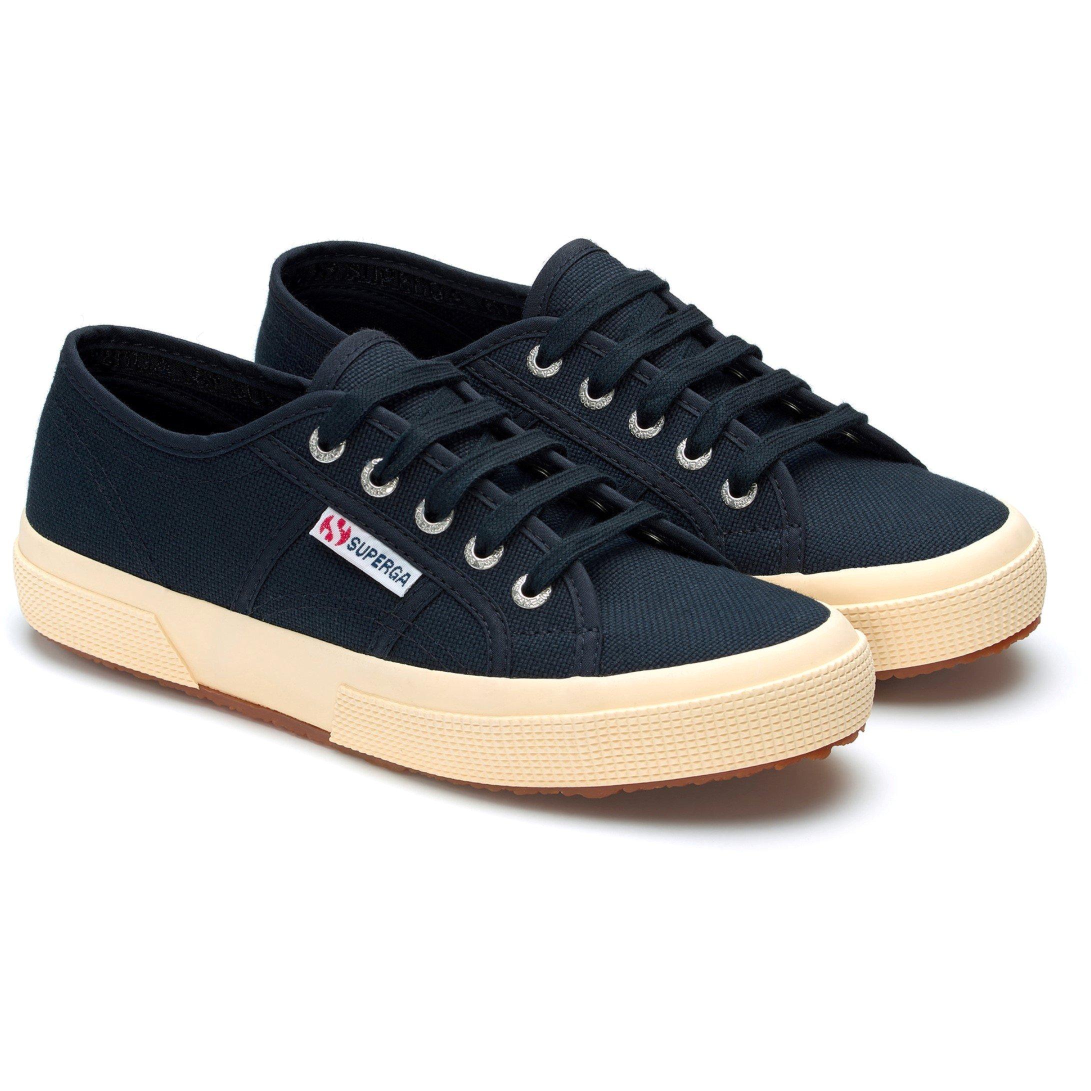 Azul Marinho - Superga - Unisex Adults Low Profile Canvas Trainers - 2