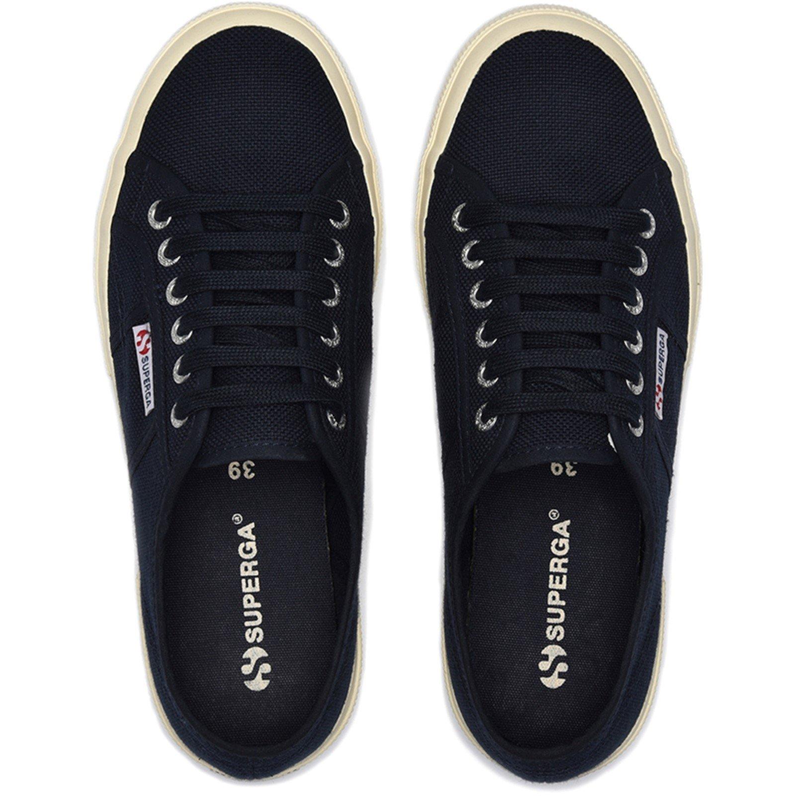 Azul Marinho - Superga - Unisex Adults Low Profile Canvas Trainers - 3