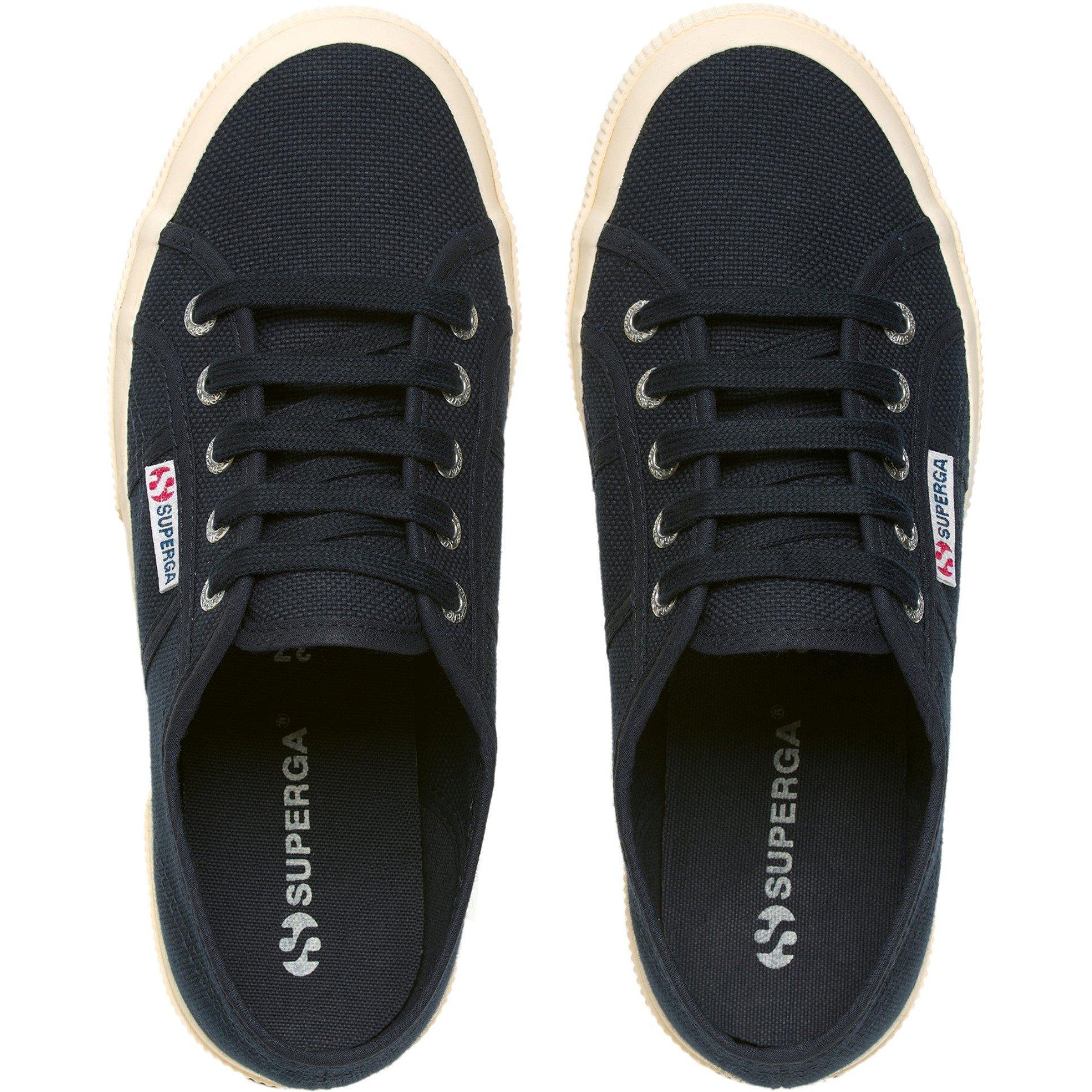 Azul Marinho - Superga - Unisex Adults Low Profile Canvas Trainers - 4