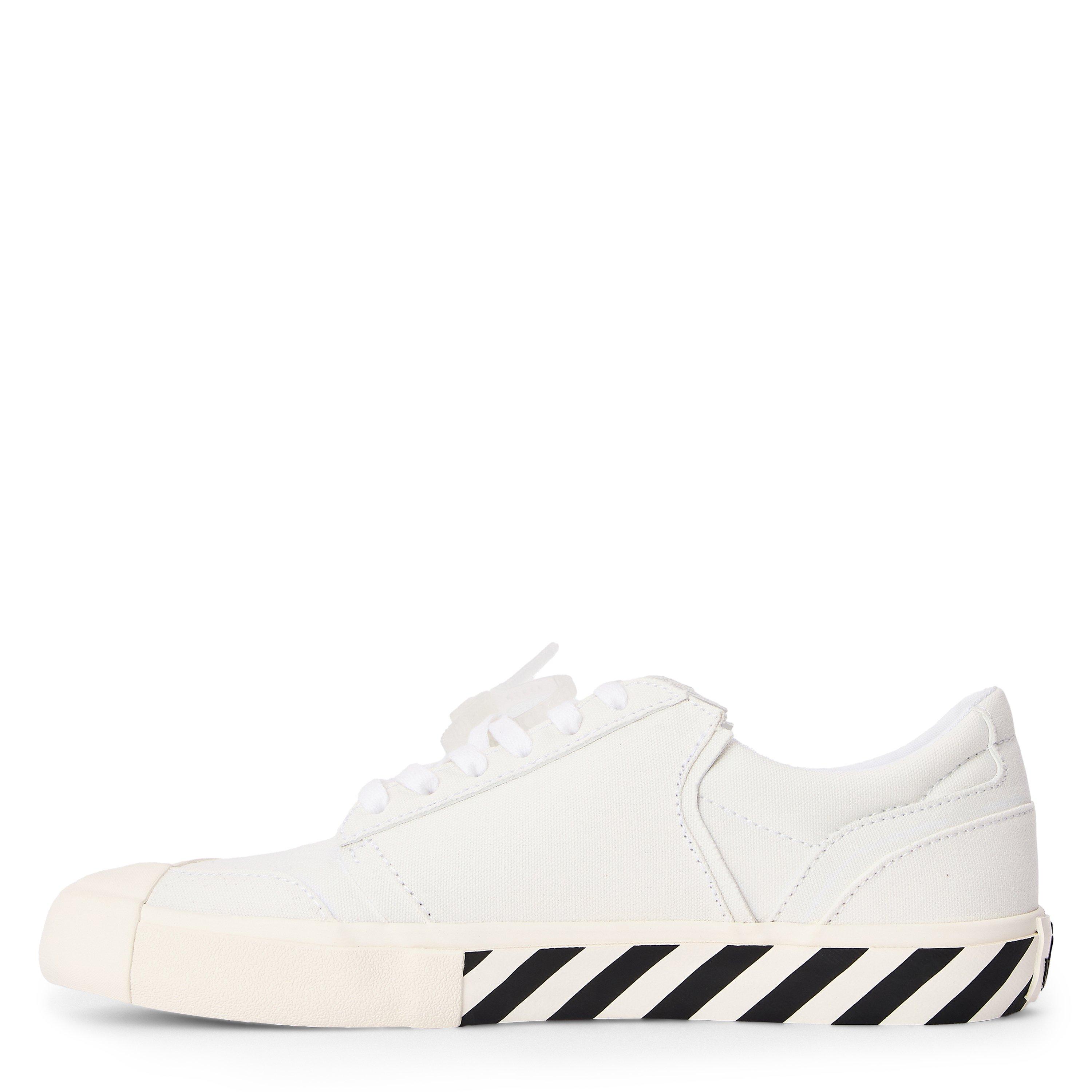 White - Off White - Men's Vulc Undercut Canvas Trainers - 2