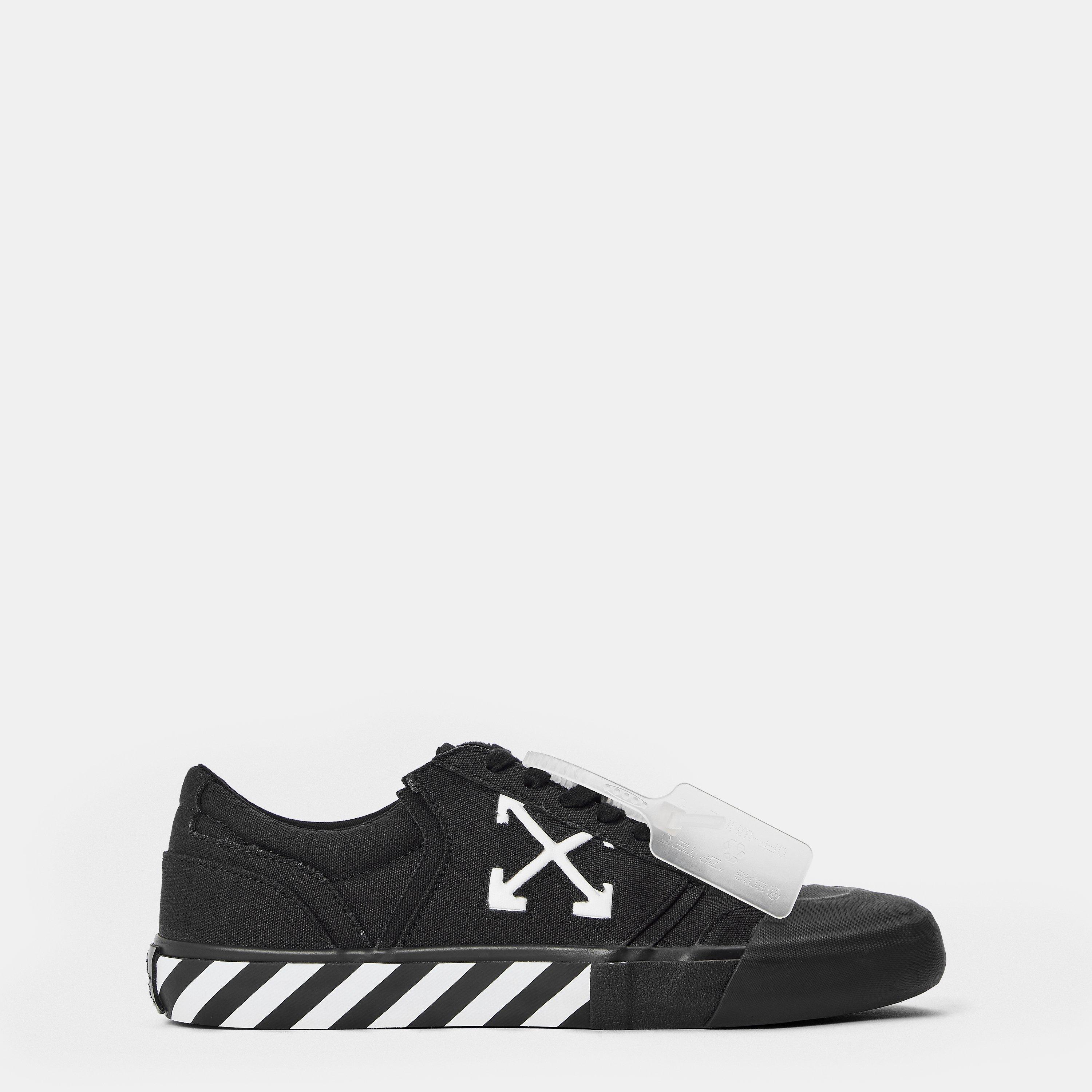 Off White Men's Vulc Undercut Canvas Trainers - Black - 7 (41)