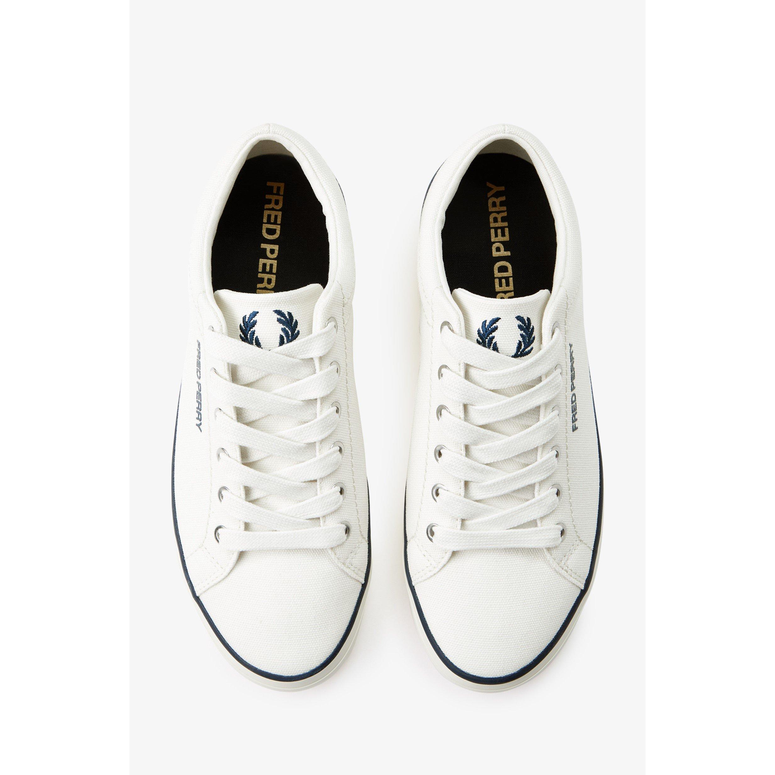 Snow White 129 - Fred Perry - Men's Baseline Canvas Trainers - 4