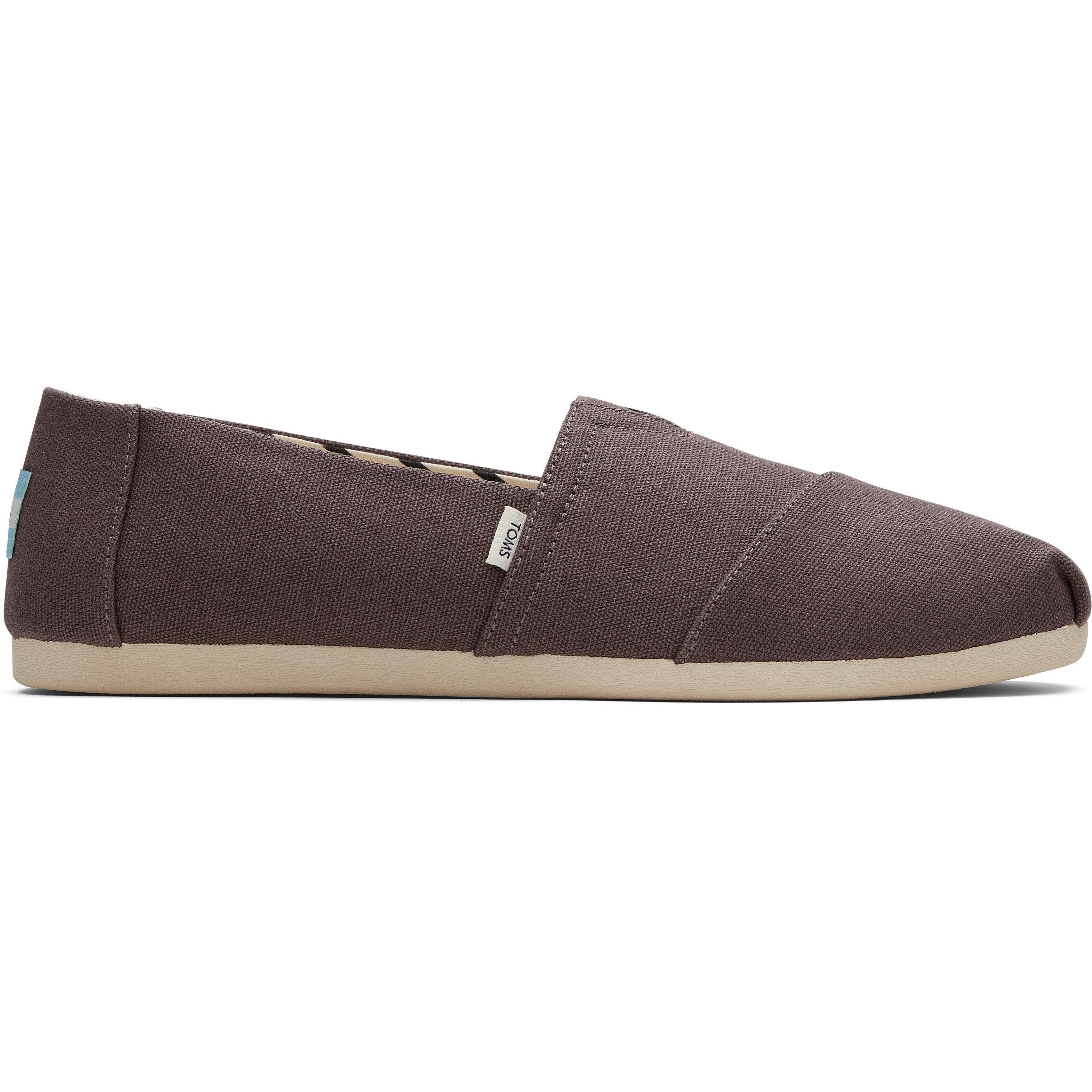 Toms Men's Alpargata Canvas Shoes - Ash - 7 (40.5)