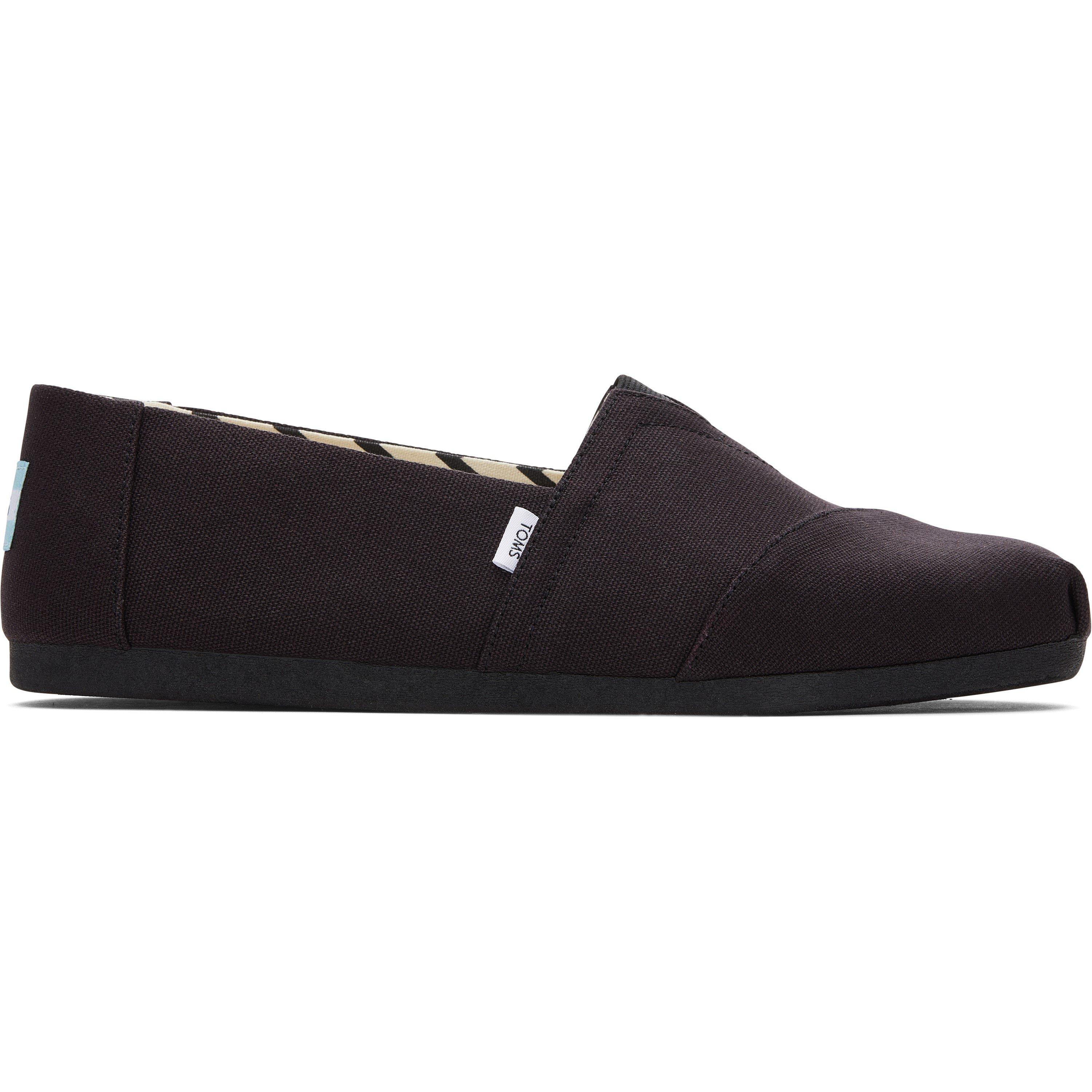 Black/Blk - Toms - Alpargata Canvas Shoes - 1