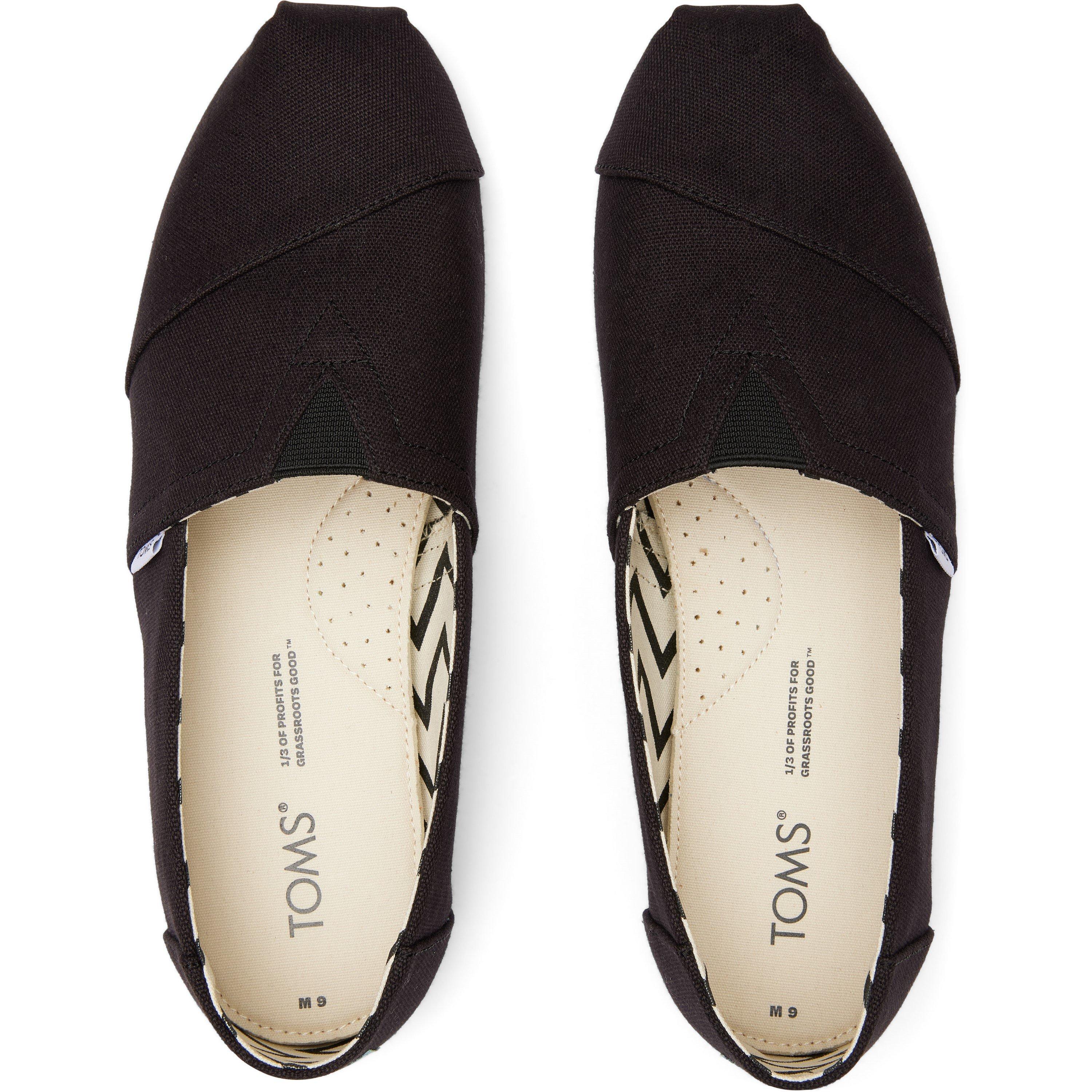 Nero/Blk - Toms - Alpargata Canvas Shoes - 4