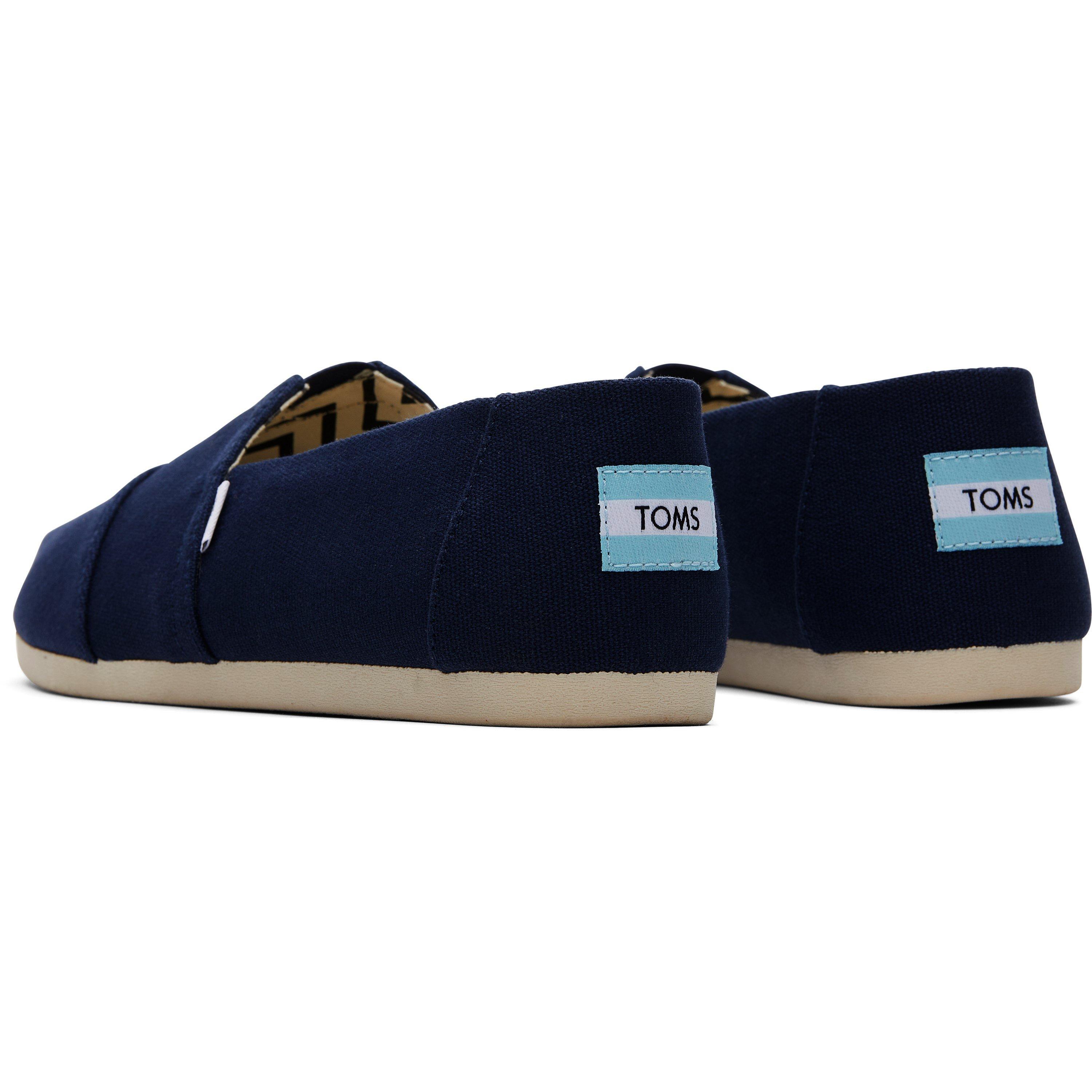 Navy - Toms - Alpargata Canvas Shoes - 4