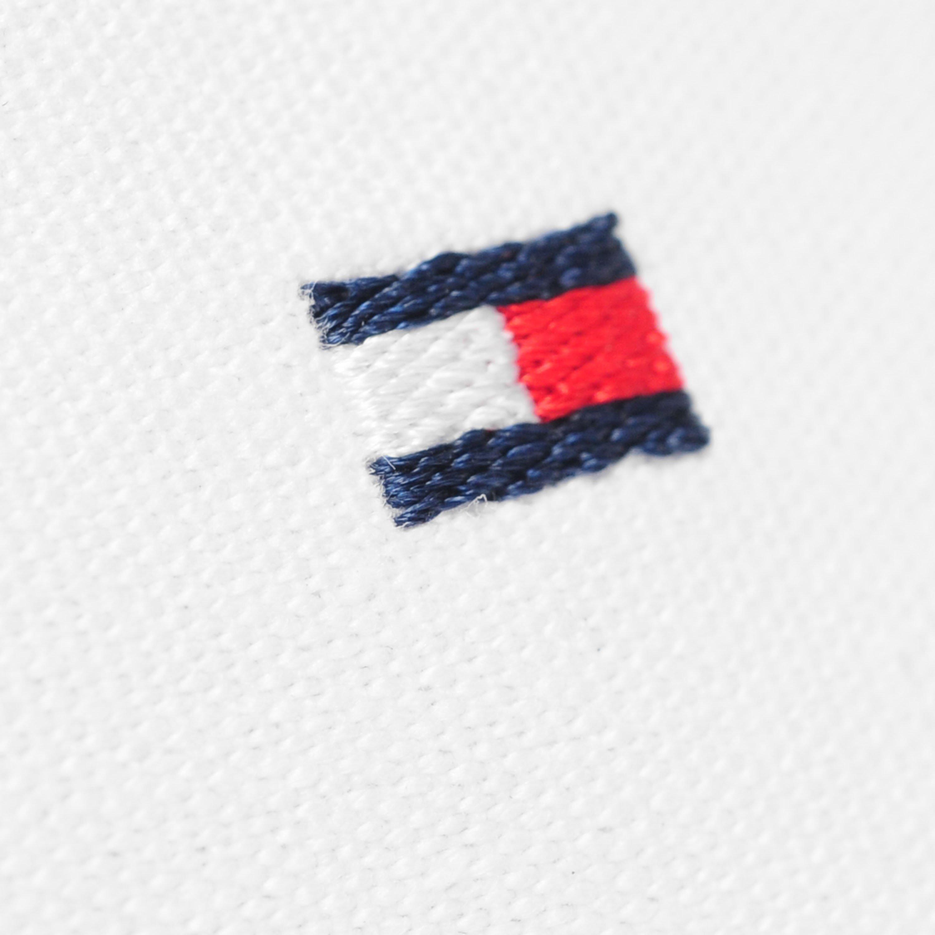 White - Tommy Hilfiger - Harlow 1D Canvas Trainers - 5