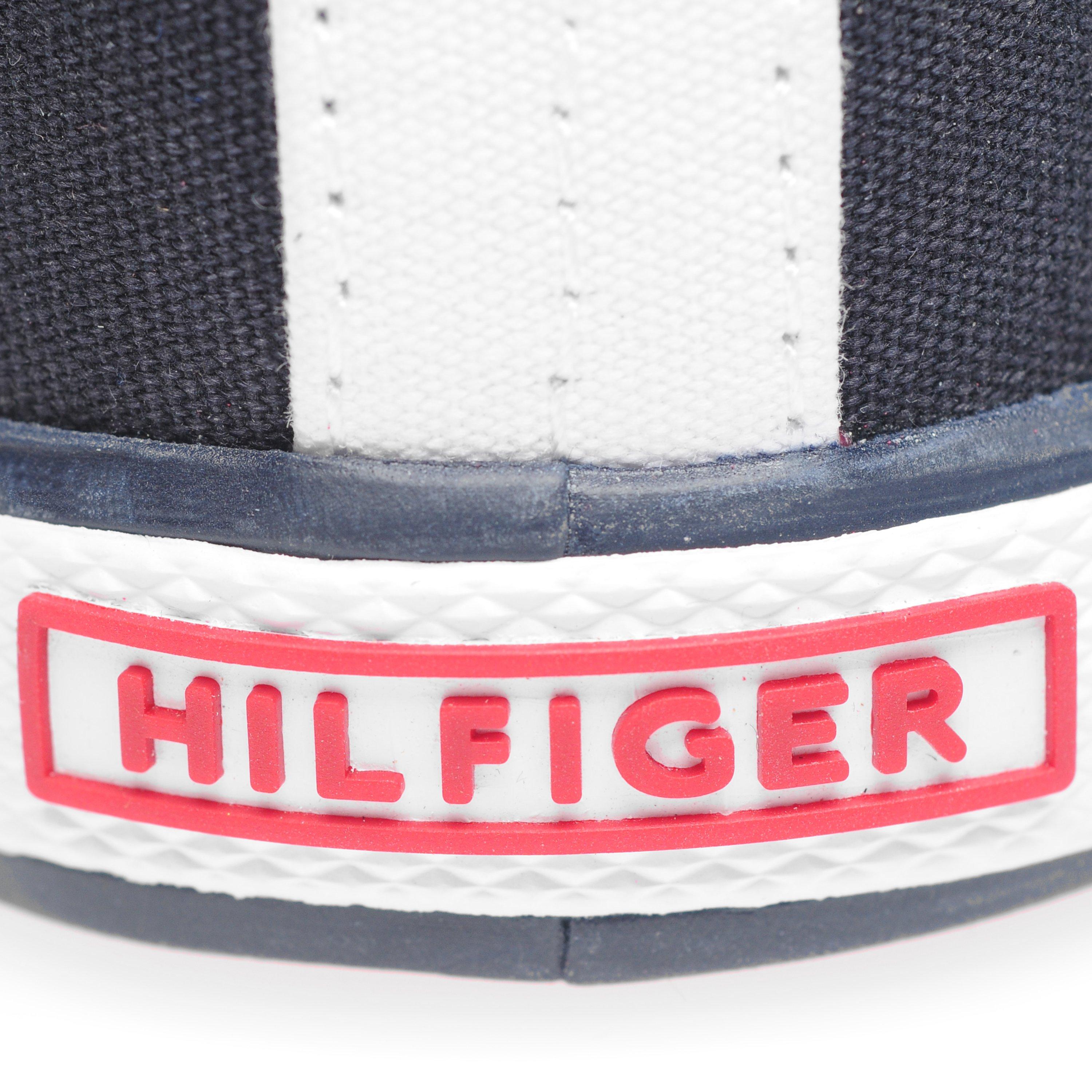 Midnight - Tommy Hilfiger - 1D Canvas Trainers - 5