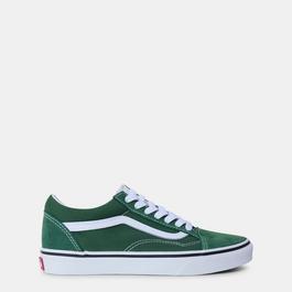 Vans Adults Under Armour Old Skool Color Theory Greener Canvas Low Trainers