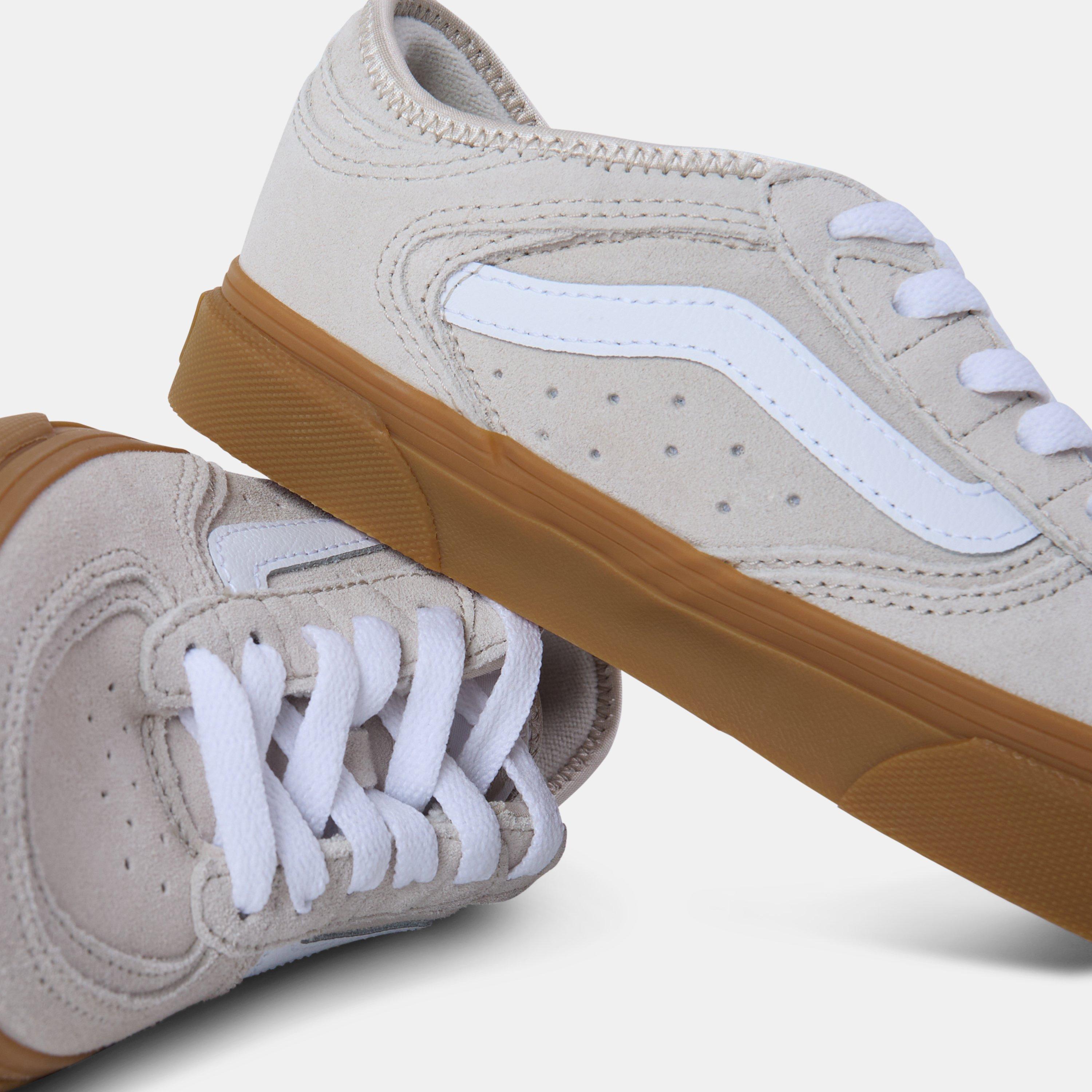 Oatmeal/Gum - Vans - Adults Rowley Classic Canvas Low Trainers - 3