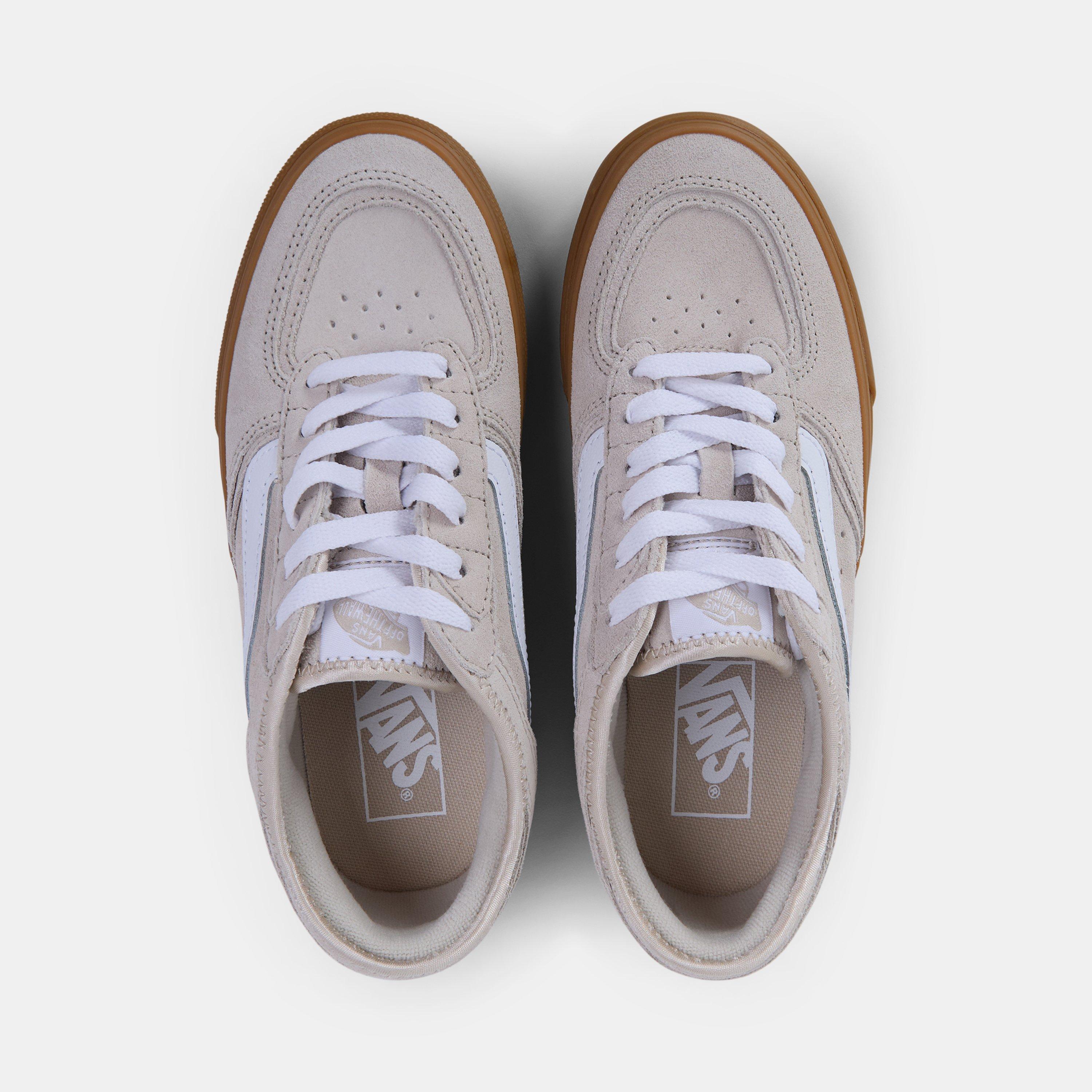 Oatmeal/Gum - Vans - Adults Rowley Classic Canvas Low Trainers - 4