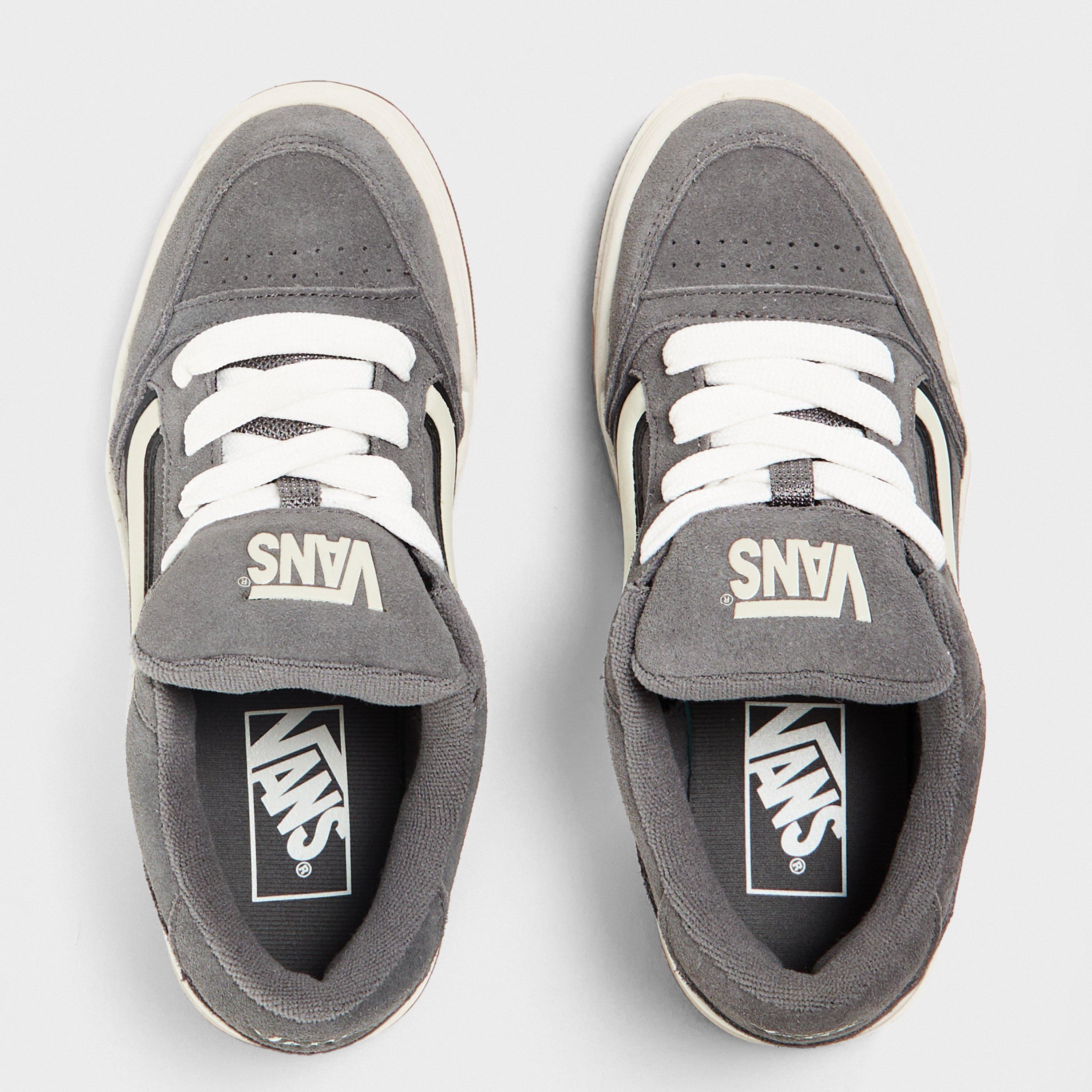 Pewter/Black - Vans - Adults Hylane Loden Green Canvas Trainers - 4