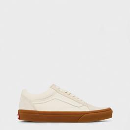 Vans Adults Old Skool Marshmallow/Gum Canvas Low Trainers