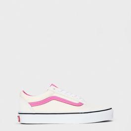 Vans Adults Old Skool Pop Raspberry Rose Canvas Low Trainers