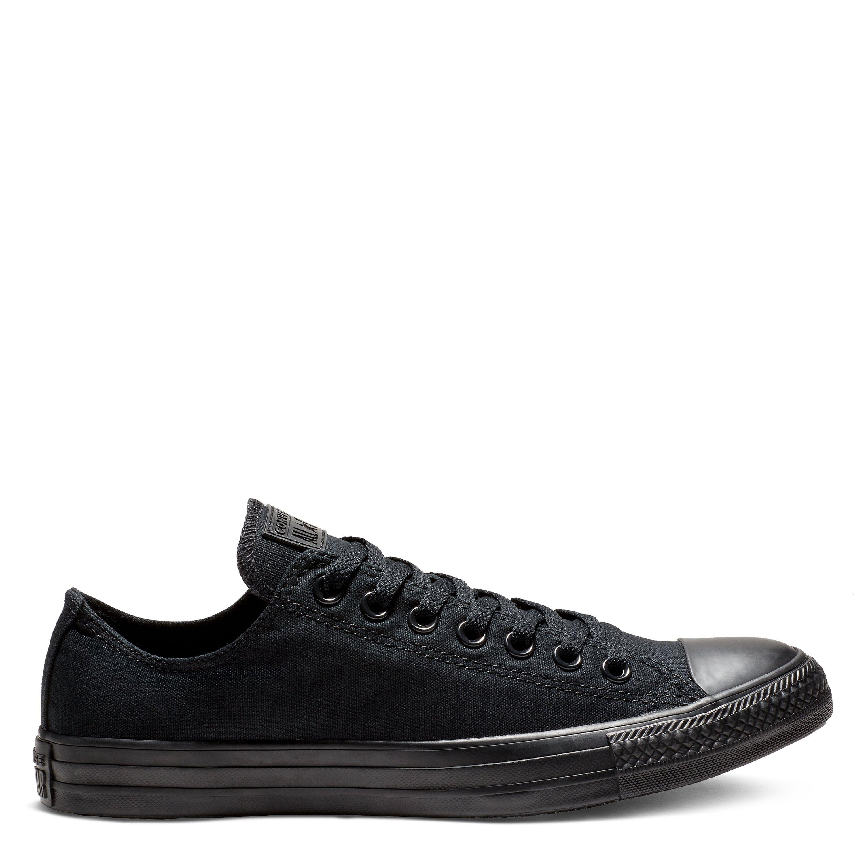 Black 001 - Converse - Chuck Taylor All Star Mono Canvas Trainers - 1