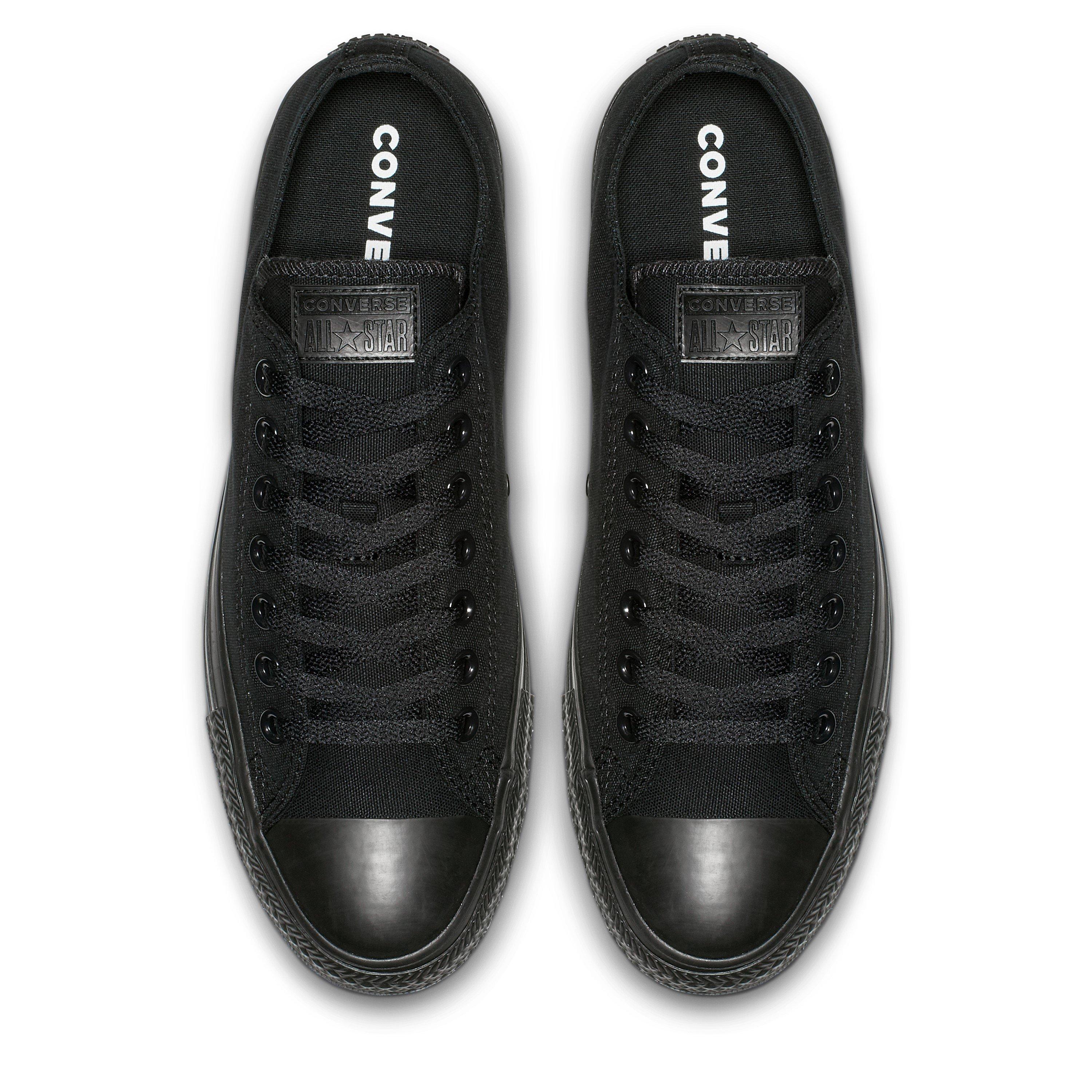 Black 001 - Converse - Chuck Taylor All Star Mono Canvas Trainers - 3