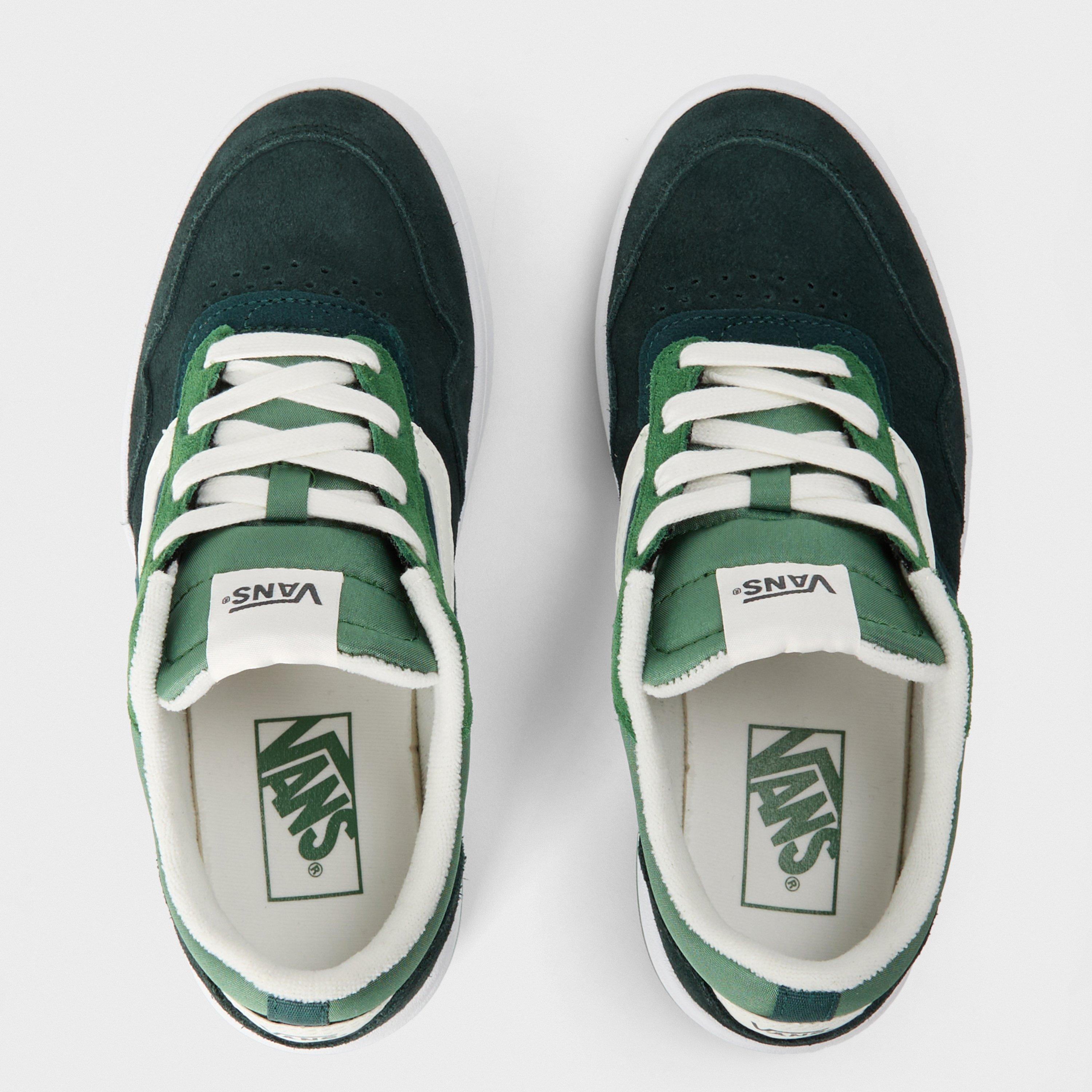 Green - Vans - Adults Cruze.0 Gradient Green Canvas Trainers - 4