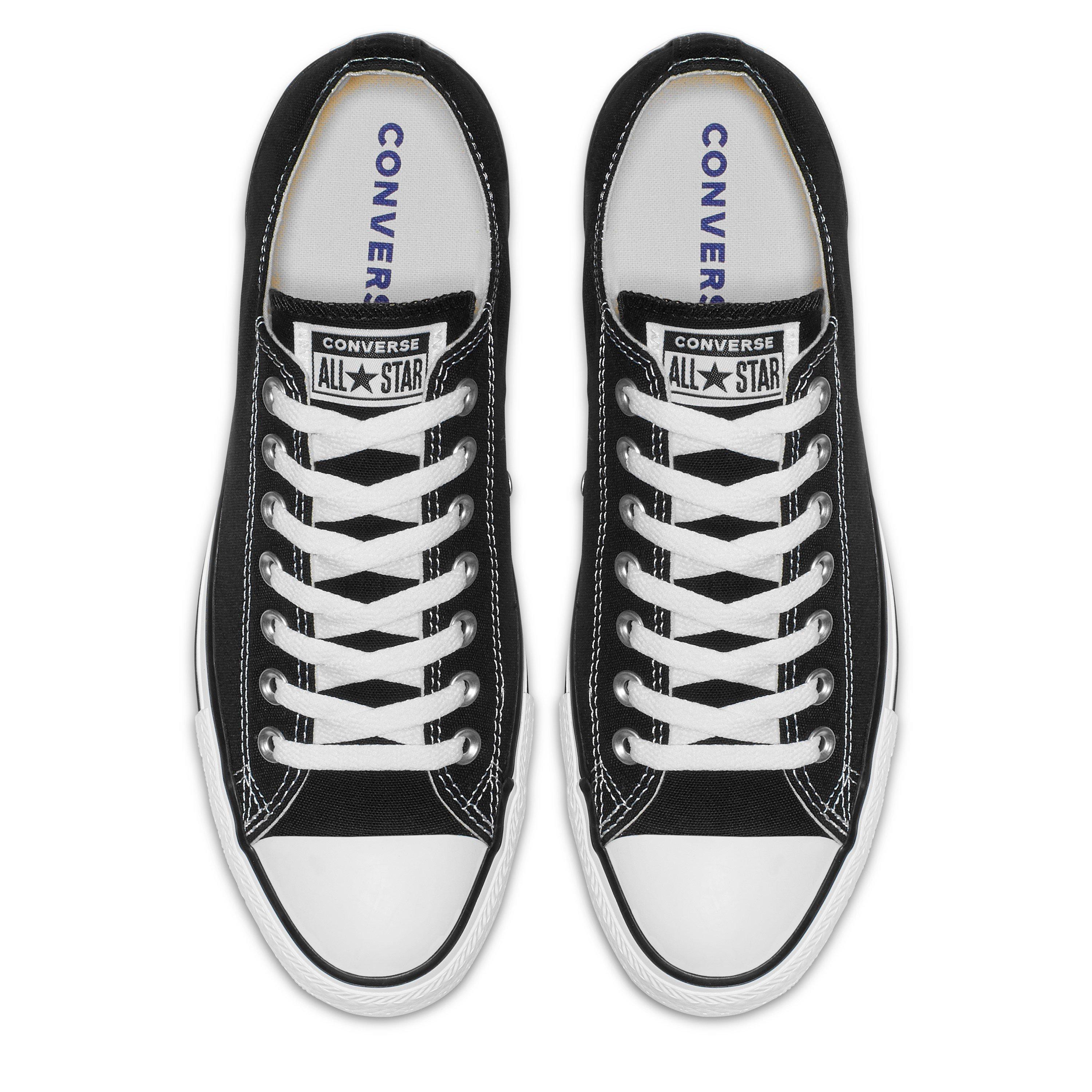 Black 001 - Converse - Chuck Ox Canvas Trainers - 3