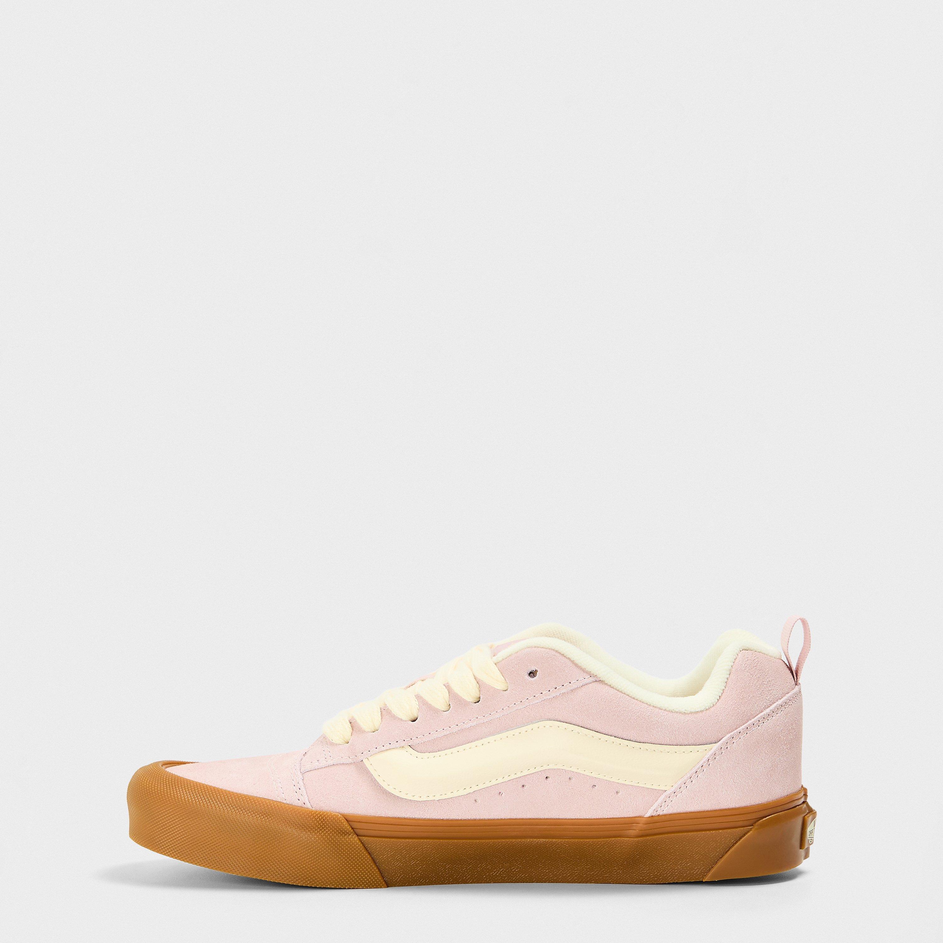 Sepia Rose - Vans - Adults Knu Skool Gum Sepia Rose Canvas Trainers - 2