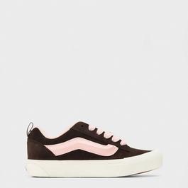 Vans Knu Skool Pop Sepia Rose Canvas Trainers Unisex Adults