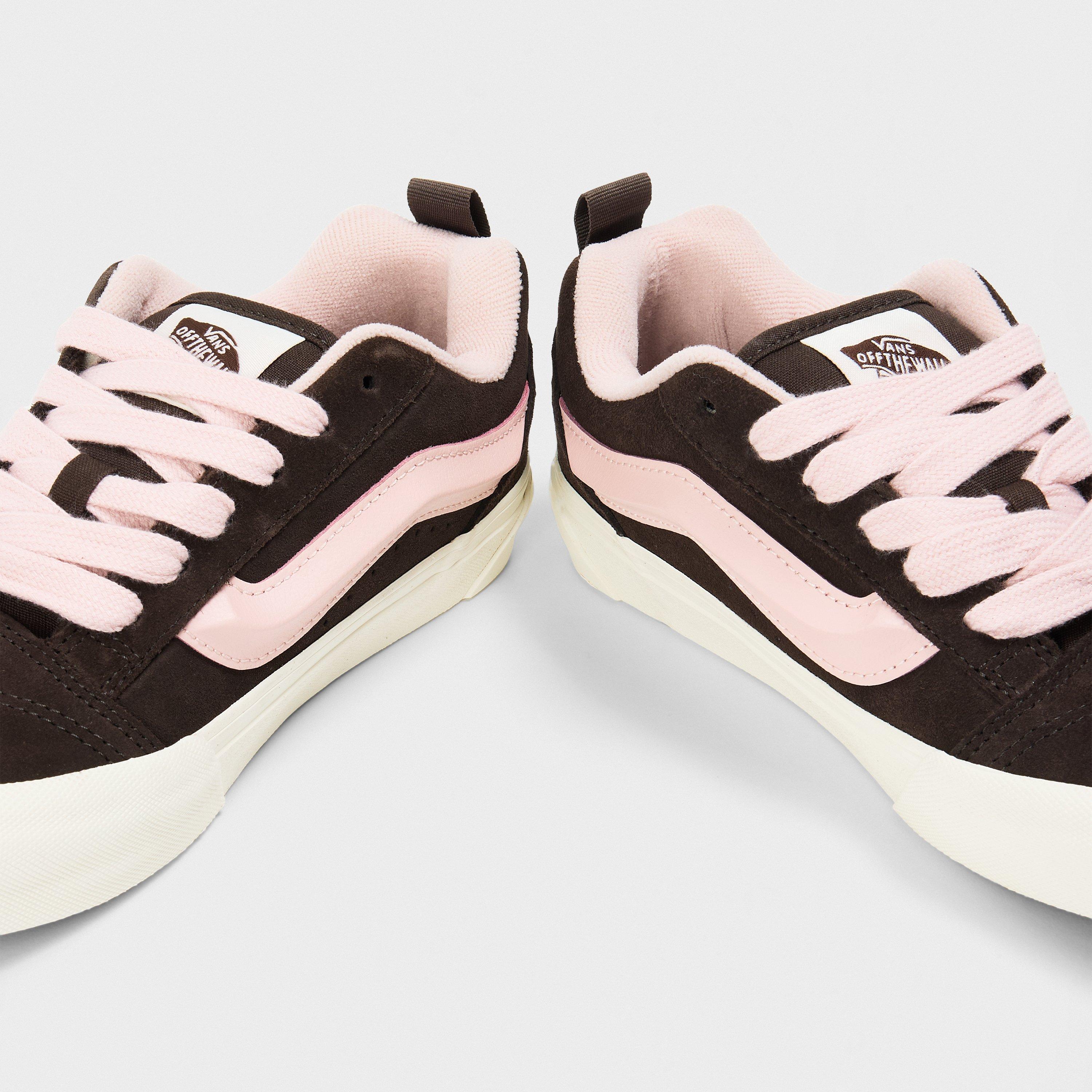 Sepia Rose - Vans - Adults Knu Skool Pop Sepia Rose Canvas Low Trainers - 3