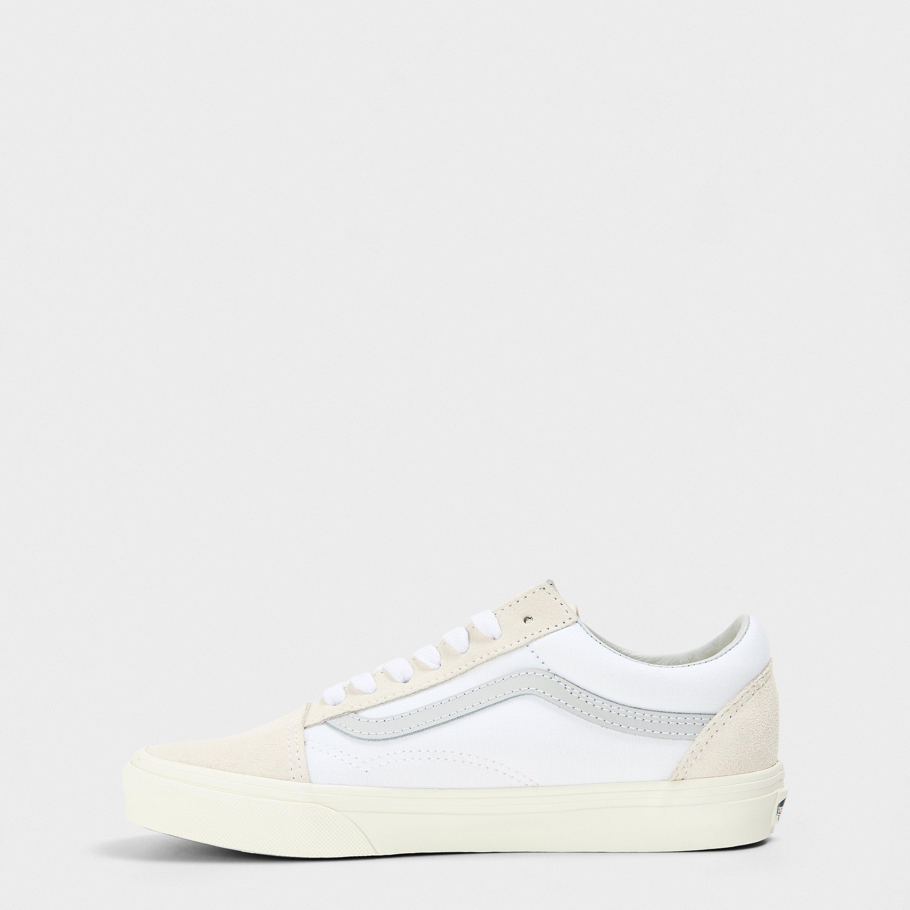 Mallow/White - Vans - Adults Old Skool Tone Marshmallow/White Canvas Low Trainers - 2