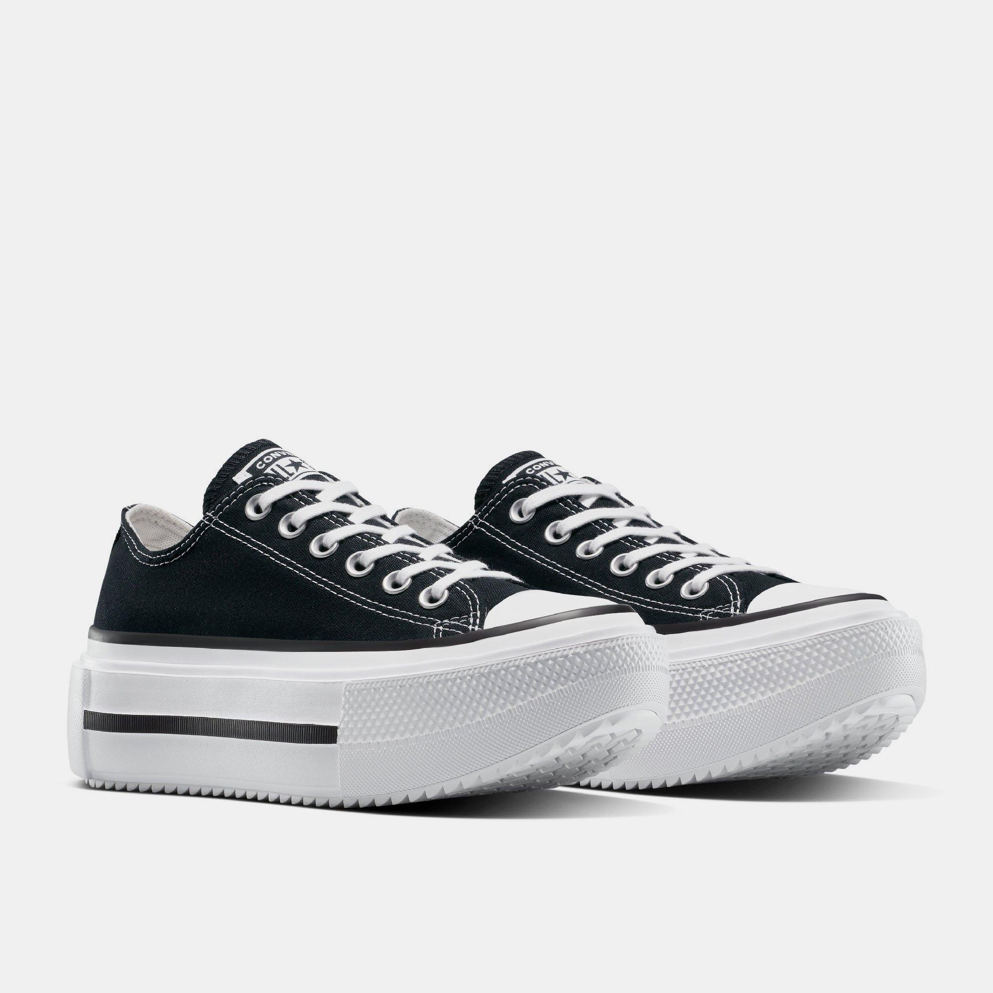 001-Black/Whi - Converse - Unisex Chuck Taylor All Star Lif Canvas Trainers - 3