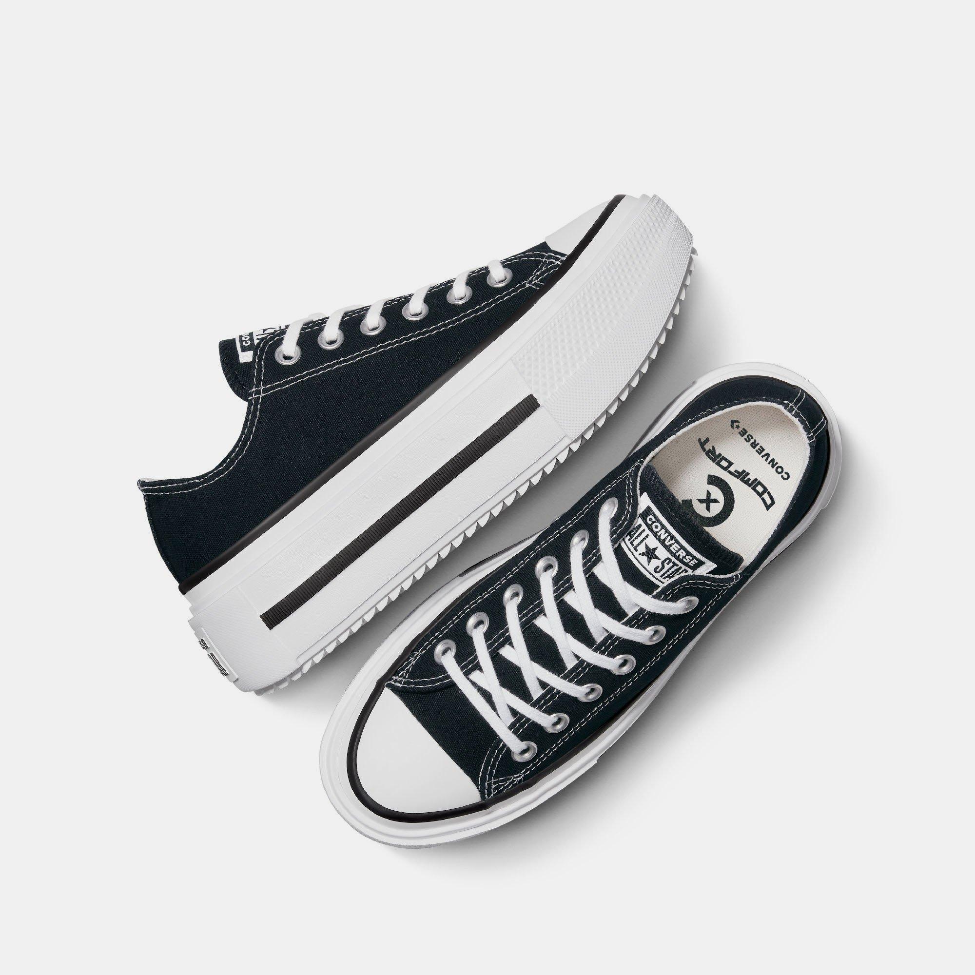 001-Black/Whi - Converse - Unisex Chuck Taylor All Star Lif Canvas Trainers - 4