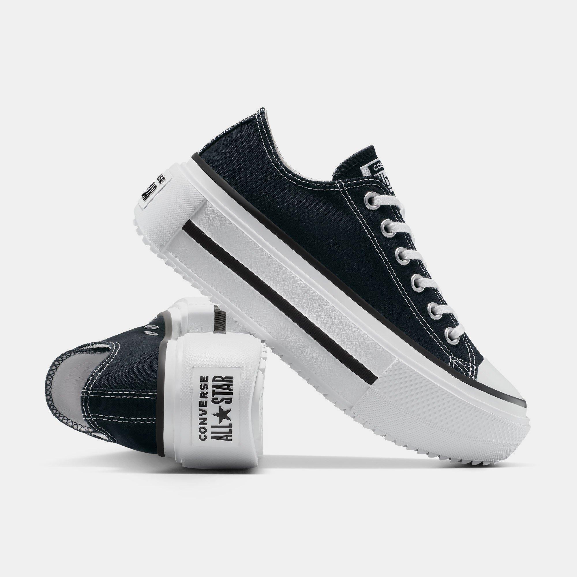 001-Black/Whi - Converse - Unisex Chuck Taylor All Star Lif Canvas Trainers - 5