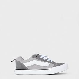 Vans Knu Skool Black/White Canvas Trainers