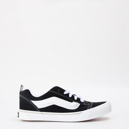 Vans Knu Skool Black/White Canvas Trainers