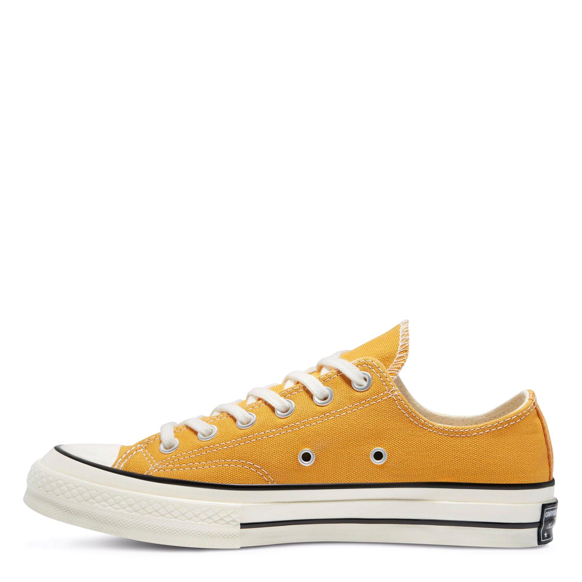 Snflwr/Blk/Egrt - Converse - Chuck 70 Vintage Canvas Mens Shoes - 2