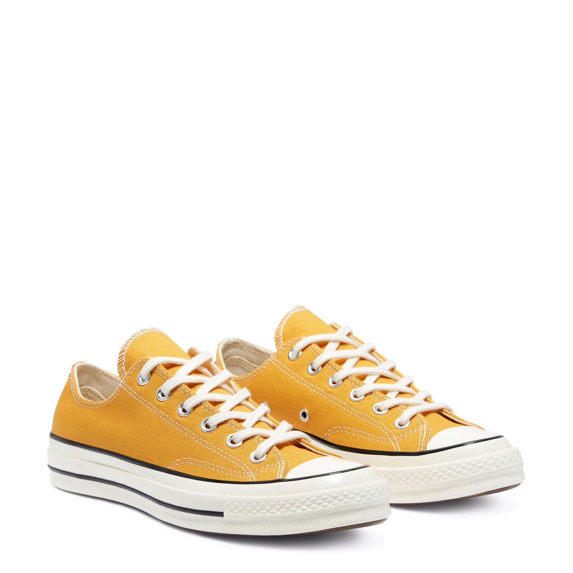 Snflwr/Blk/Egrt - Converse - Chuck 70 Vintage Canvas Mens Shoes - 4