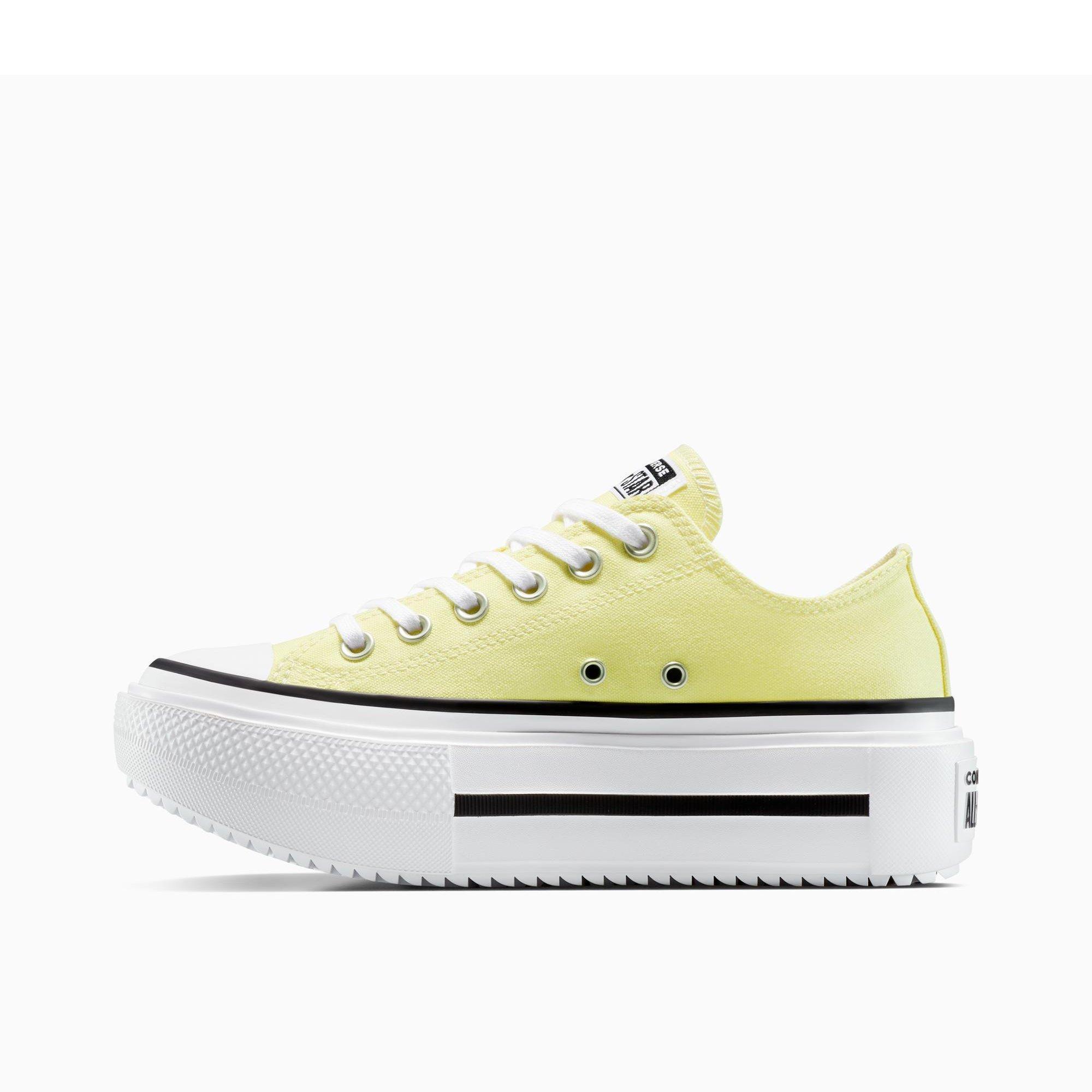 747-Lemon - Converse - Unisex Chuck Taylor All Star Lif Canvas Trainers - 2
