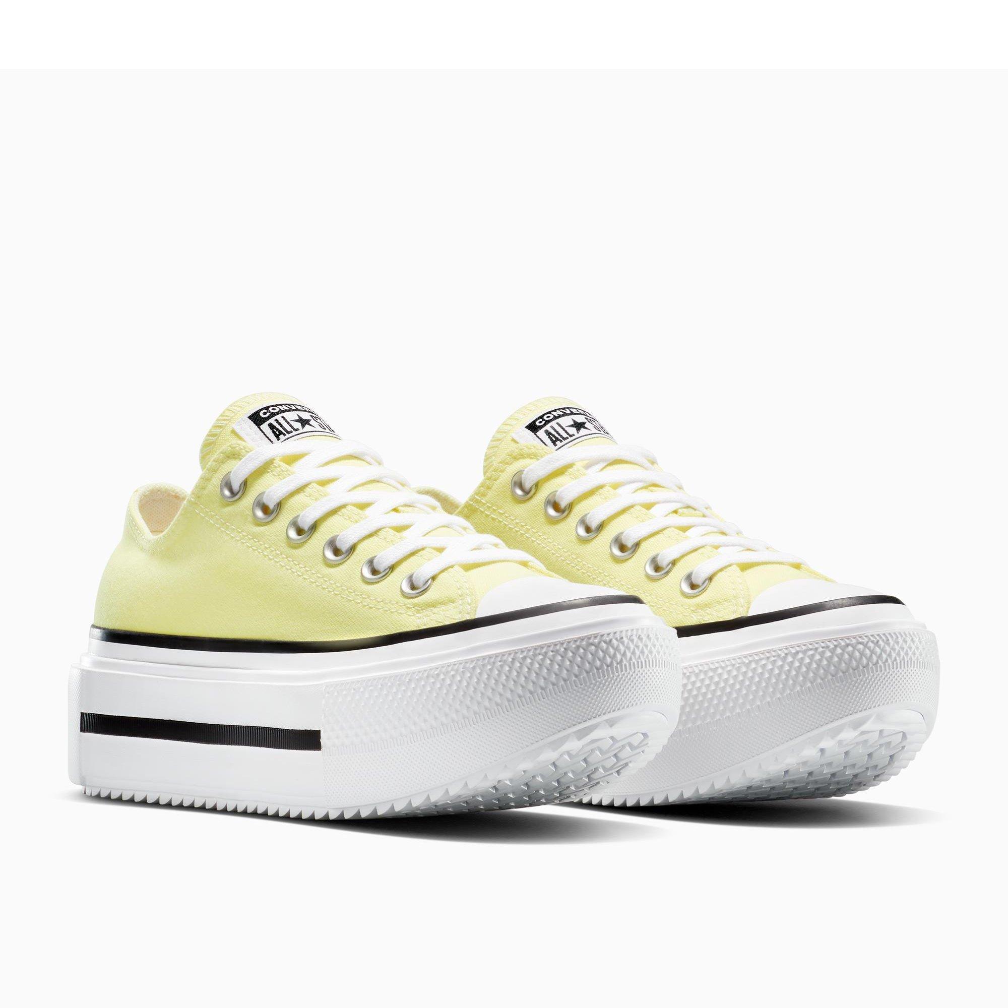 747-Lemon - Converse - Unisex Chuck Taylor All Star Lif Canvas Trainers - 5