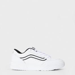 Vans Hylane Ps White/Black Canvas Trainers Mens