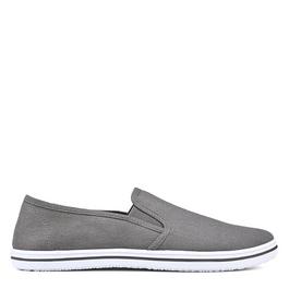 Slazenger Mens Slip On Canvas Shoes