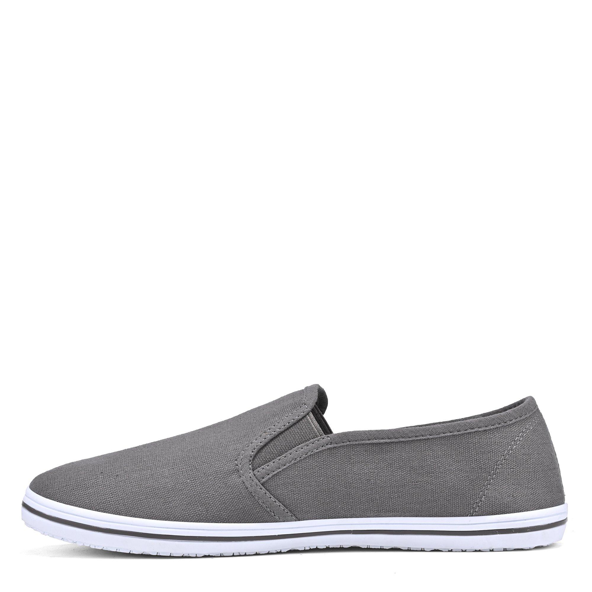 Charcoal - Slazenger - Mens Slip On Canvas Shoes - 6