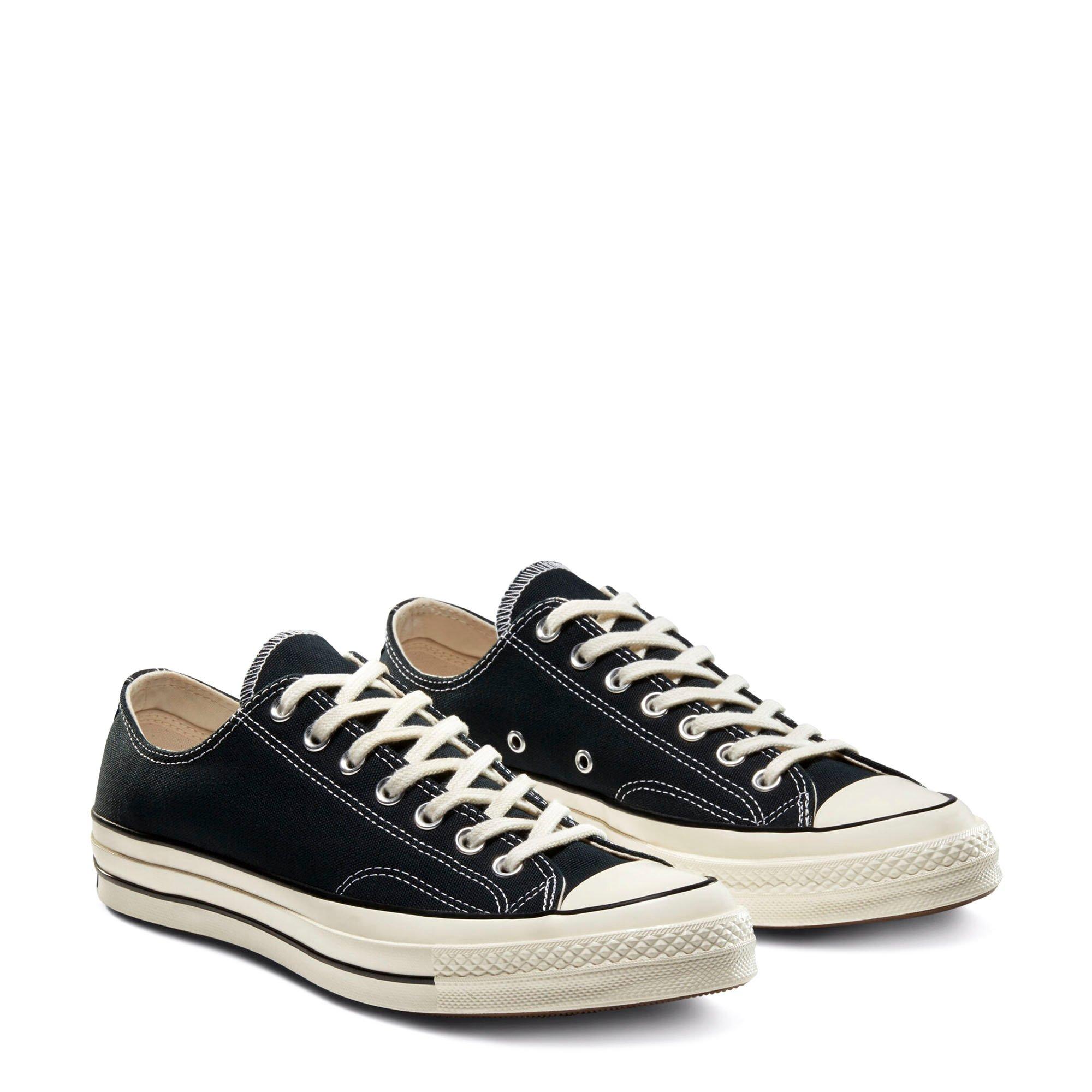 Blk/Blk/Egret - Converse - Chuck 70 Vintage Canvas Mens Shoes - 4