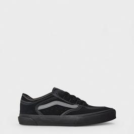 Vans Jn Rowley Classic Black/Black/Pewte Canvas Trainers Mens