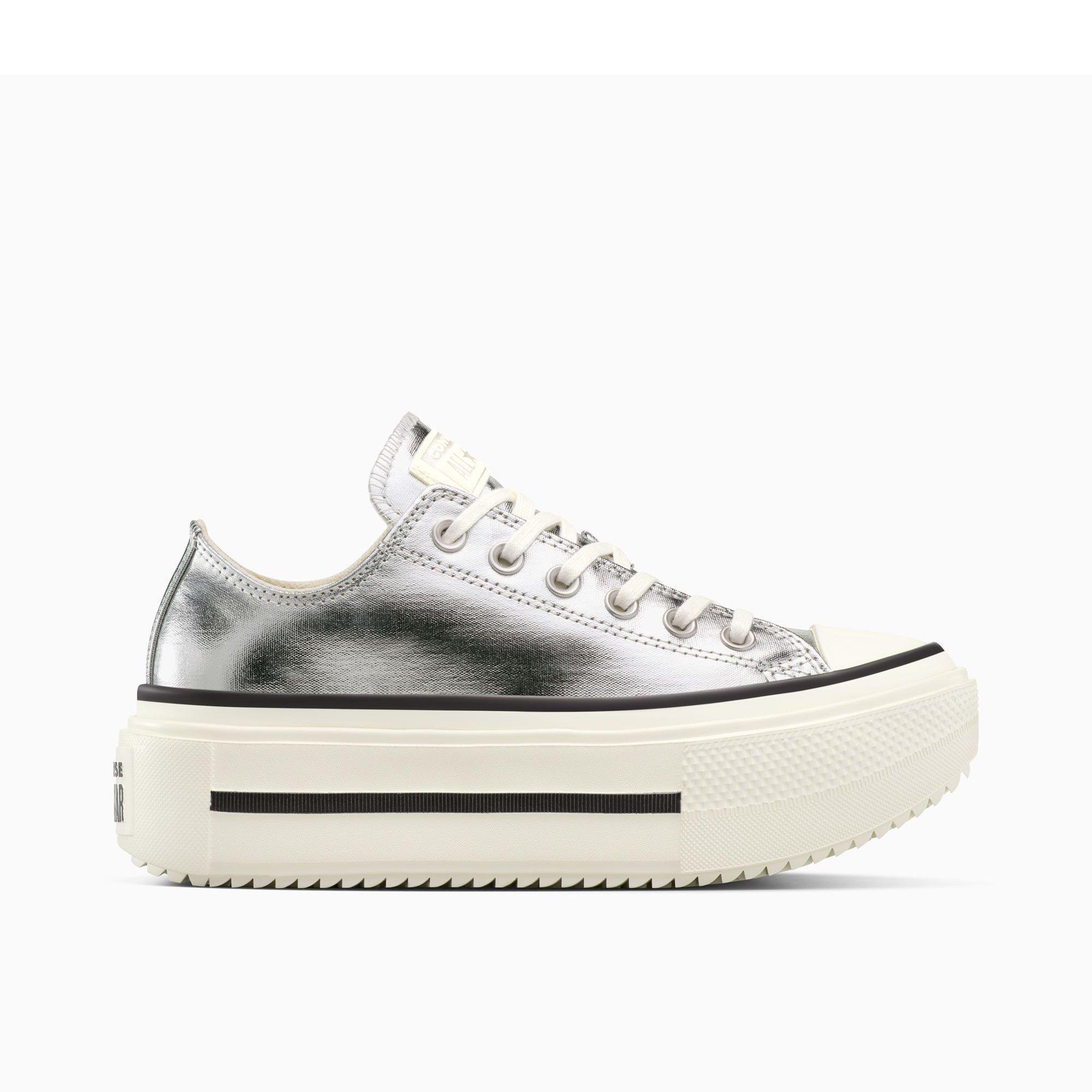 040-Silver Me - Converse - Unisex Adults Chuck Taylor All Star Lif Canvas Trainers - 1