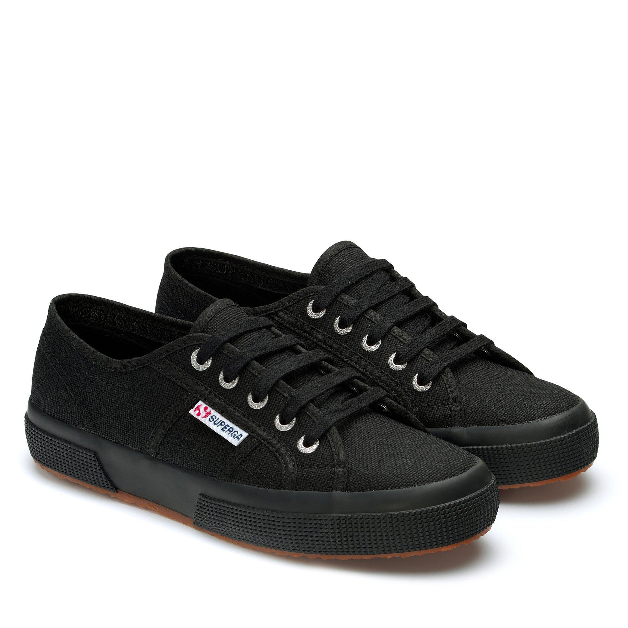 Full Black - Superga - Canvas Low Trainers - 2