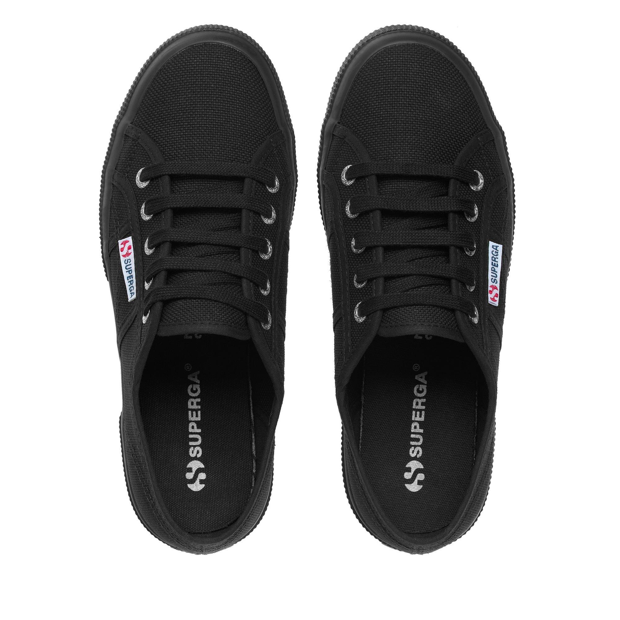Full Black - Superga - Canvas Low Trainers - 4