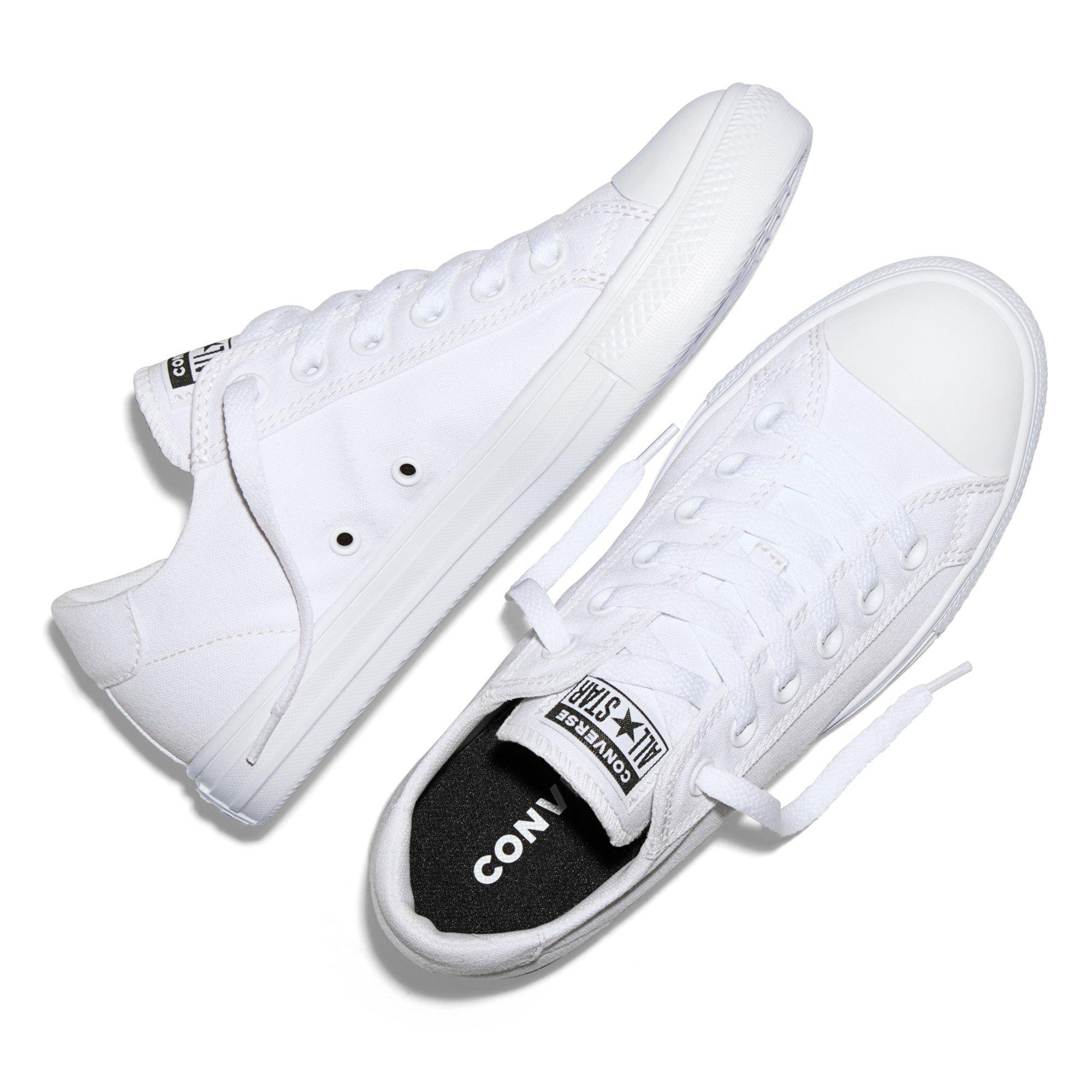 White - Converse - Men's Canvas Trainers - 4